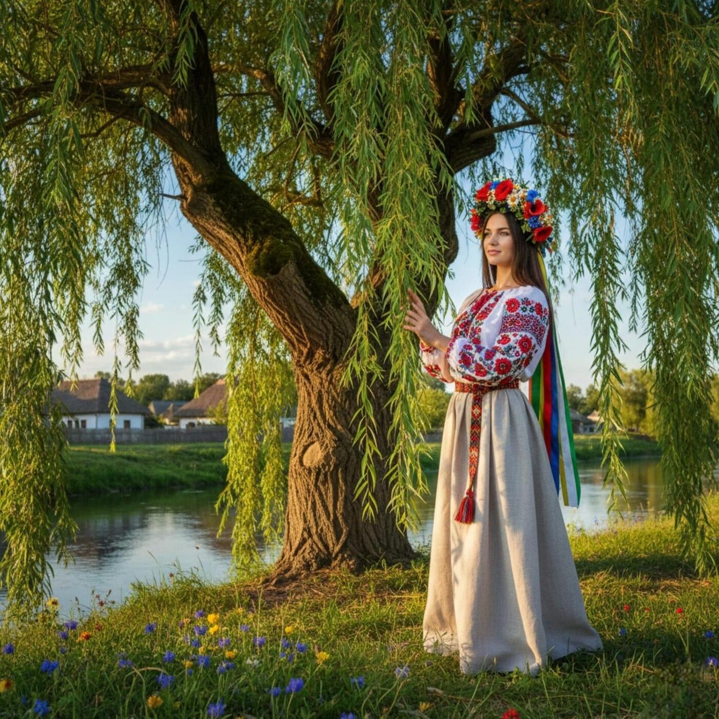 В кінці греблі шумлять верби