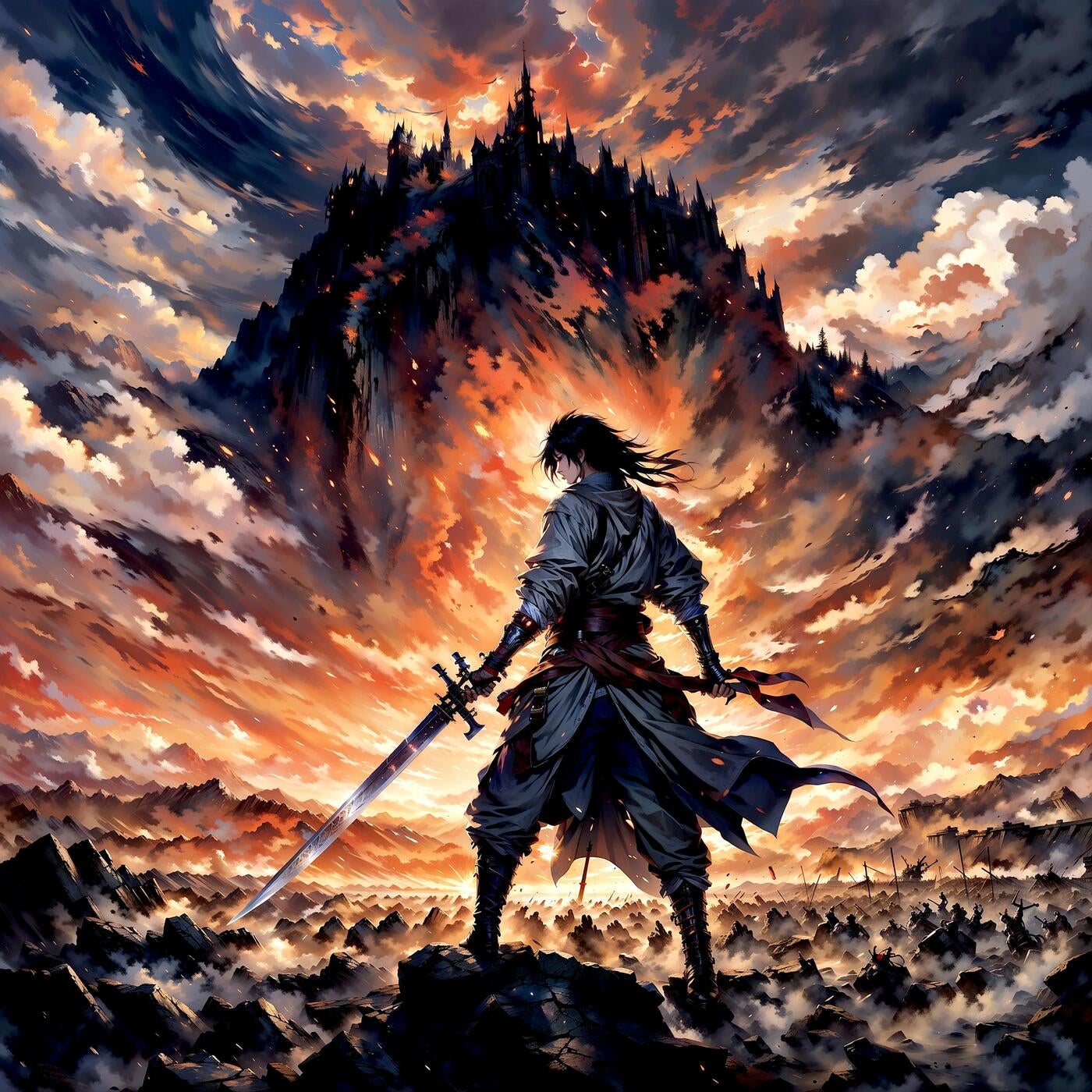Cover art for Anime OST Blades of Destiny (運命の刃  Unmei no Yaiba)