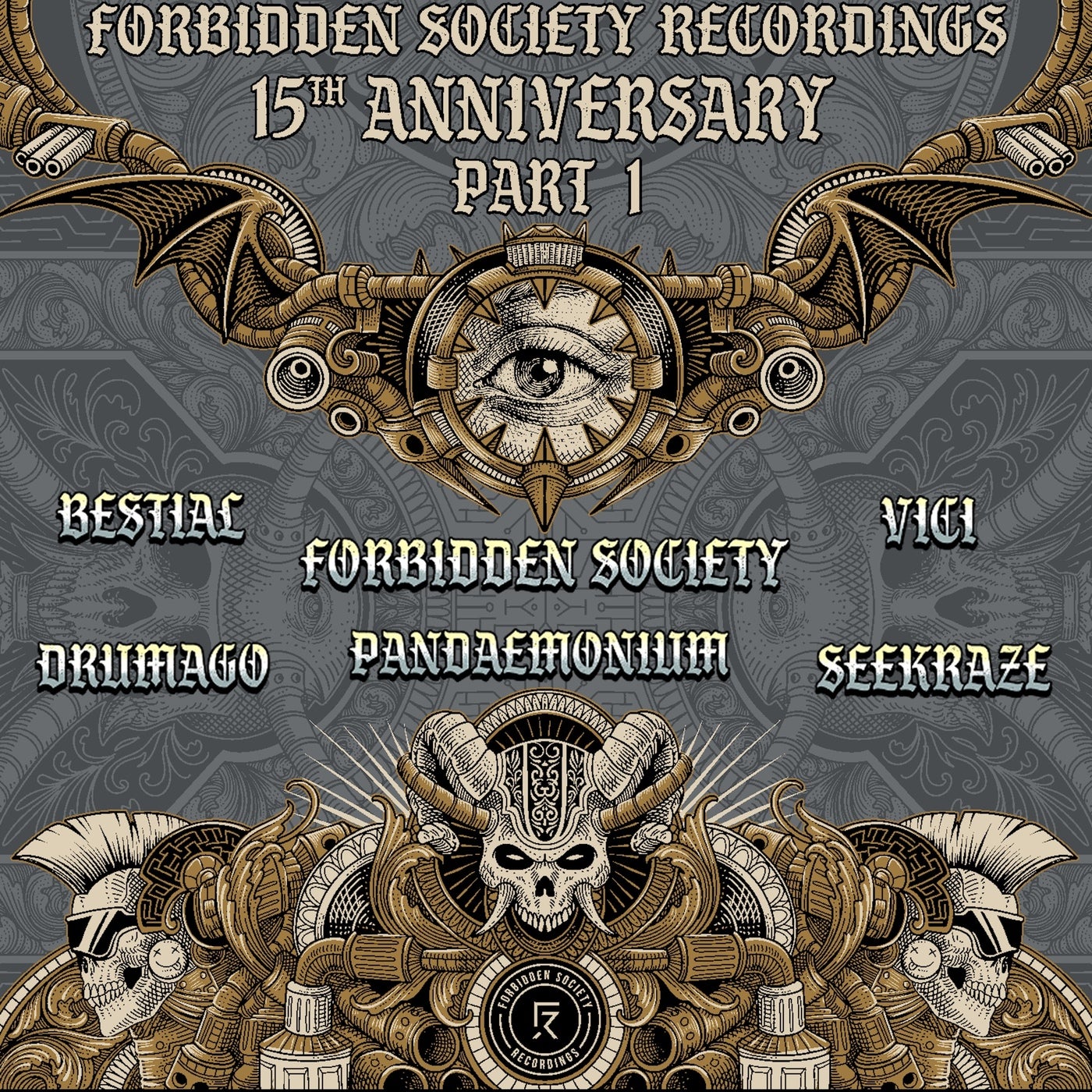 Cover art for 15 Years of Forbidden Society Recordings - The Remixes Pt.1
