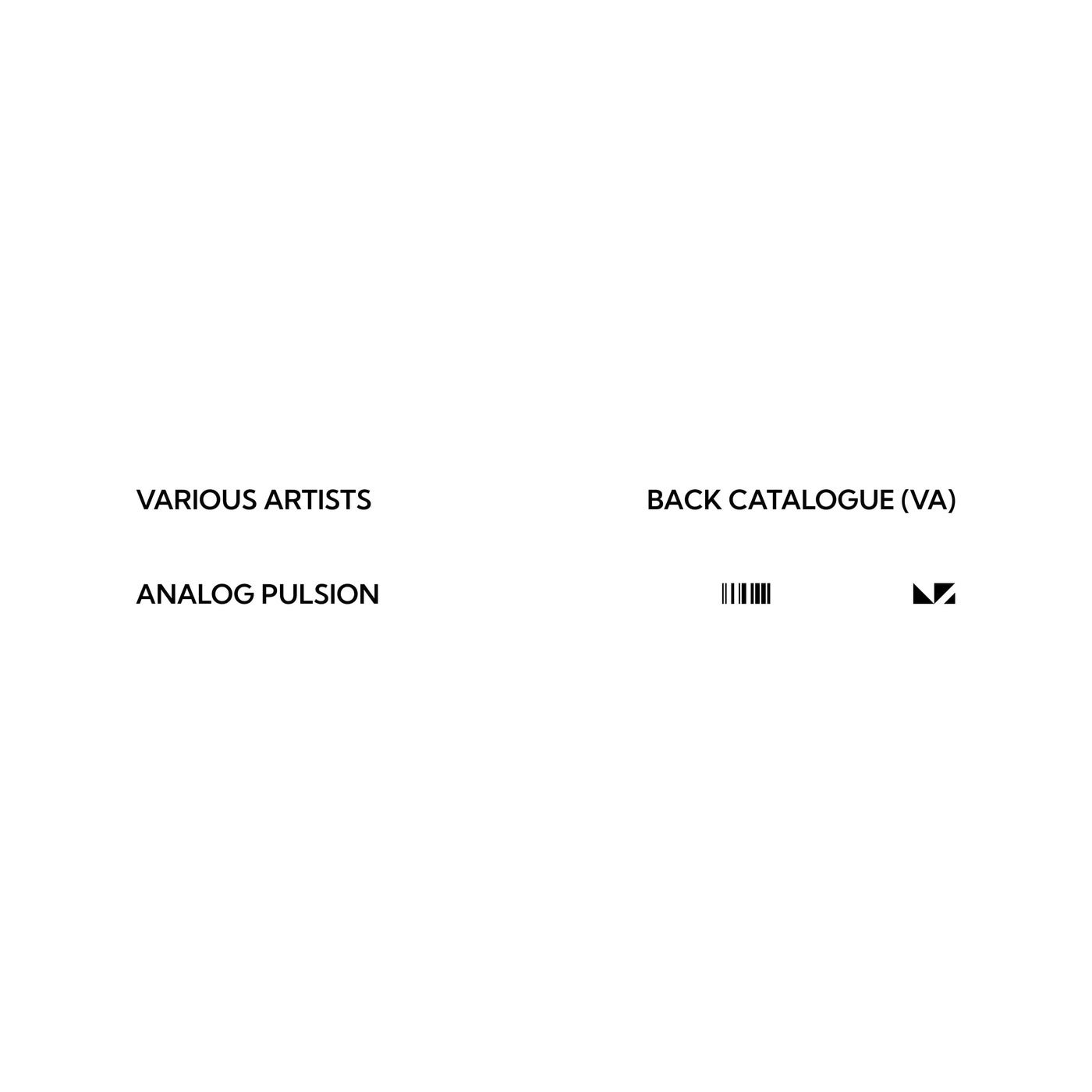Back Catalogue VA - Analog Pulsion