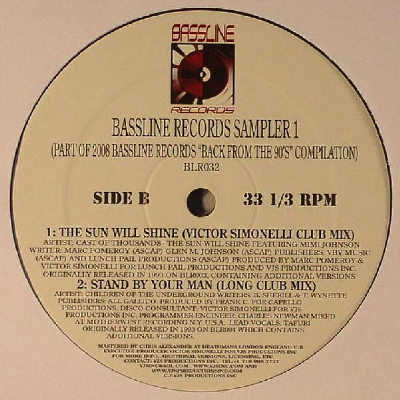 Bassline Records Sampler 1