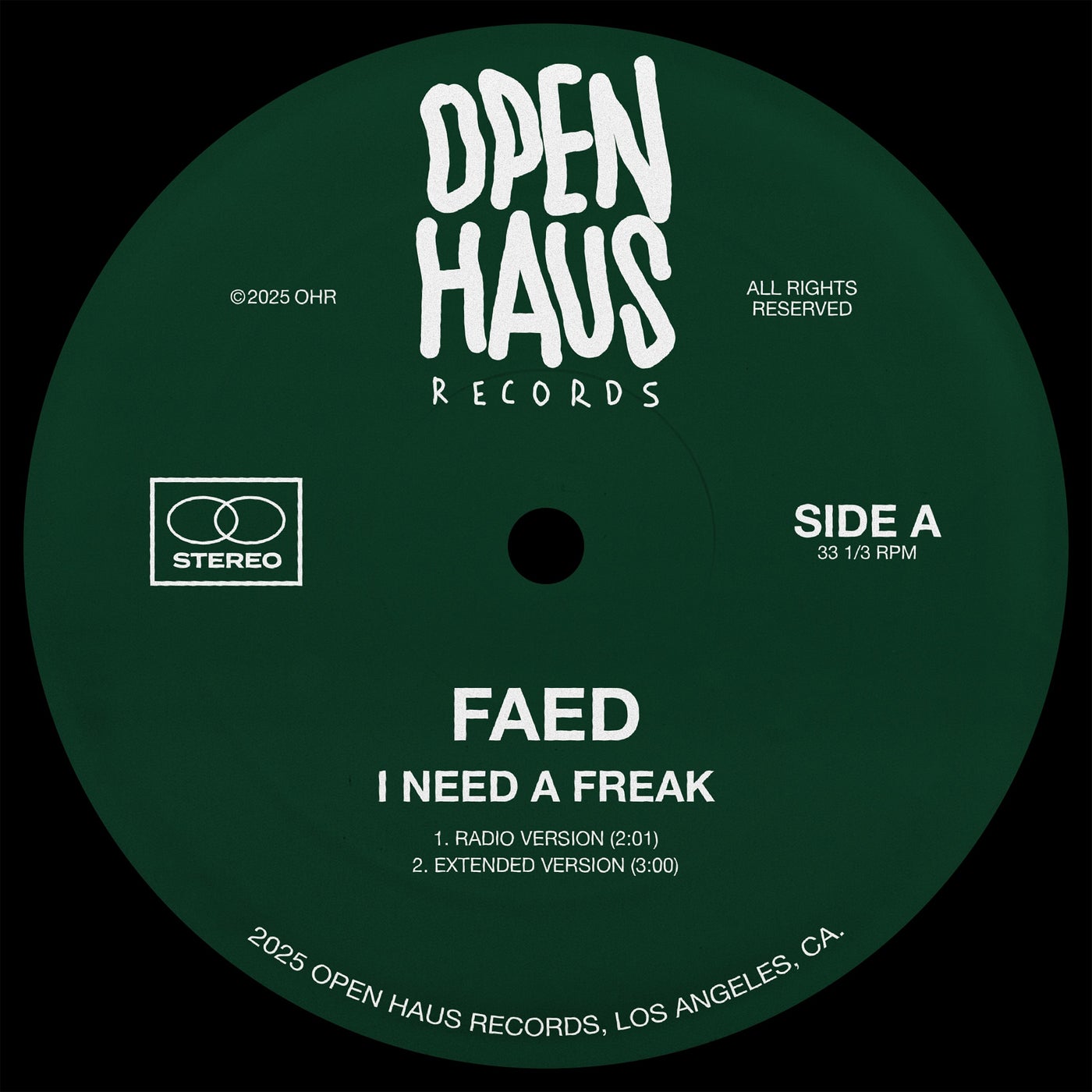 I Need A Freak
