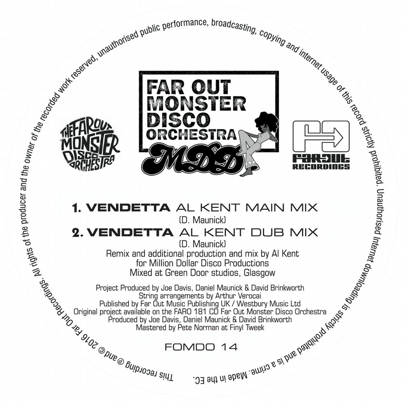 Vendetta (feat. Arthur Verocai) [Al Kent Remix]