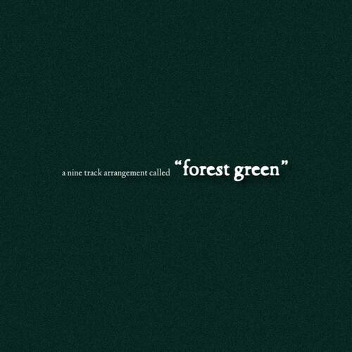 Cover art for Forest Green (Deluxe)