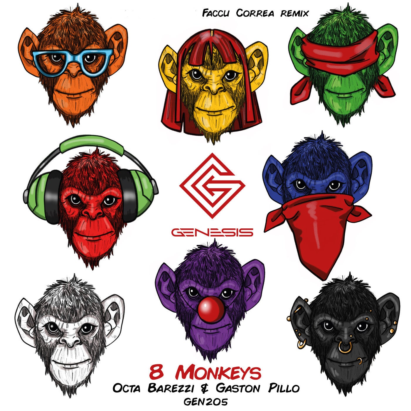 8 Monkeys
