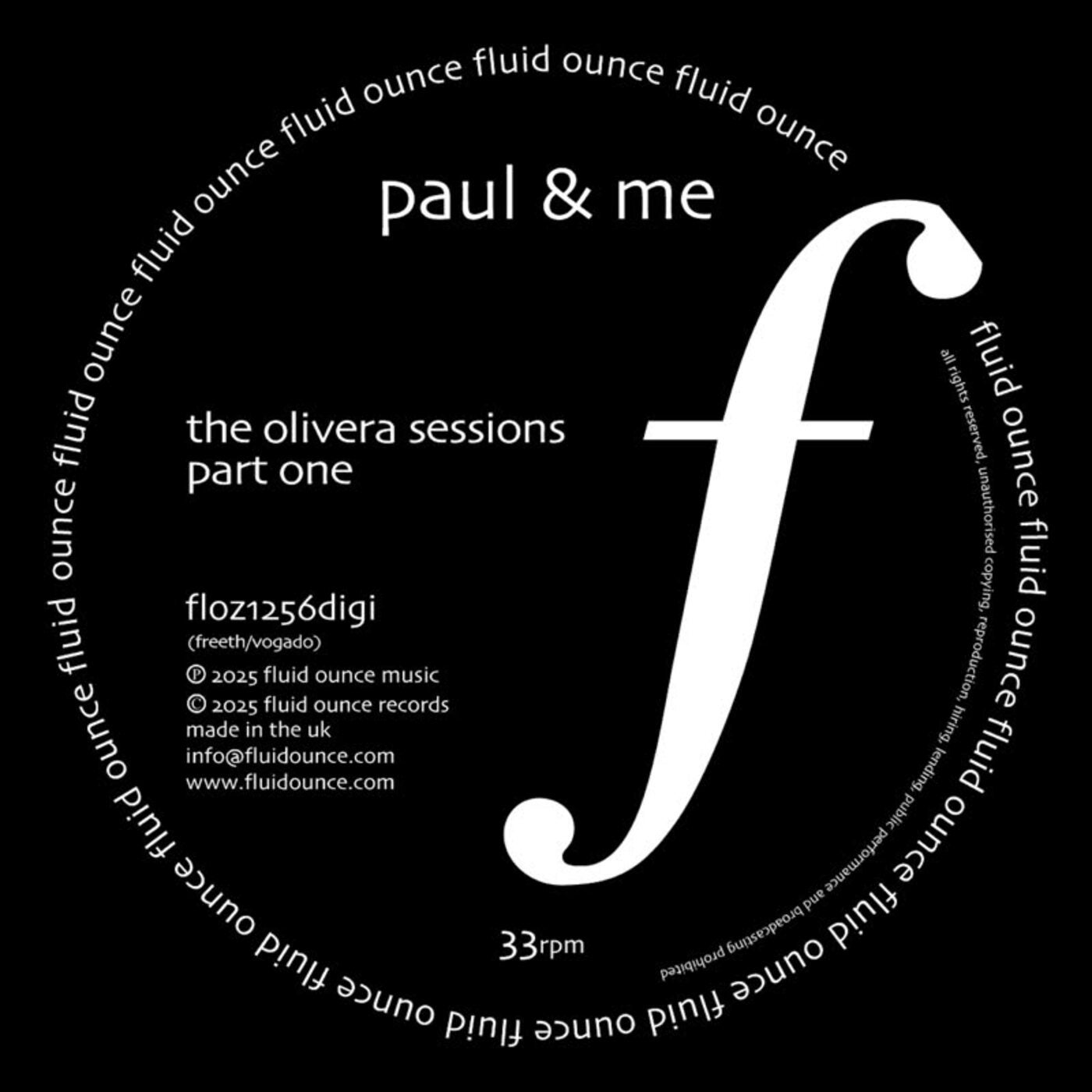 The Olivera Sessions, Part One