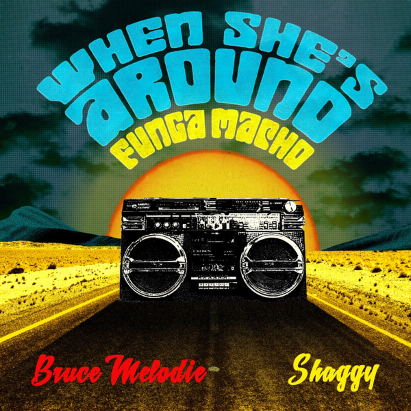 Cover art for When She's Around (Funga Macho) Remixes