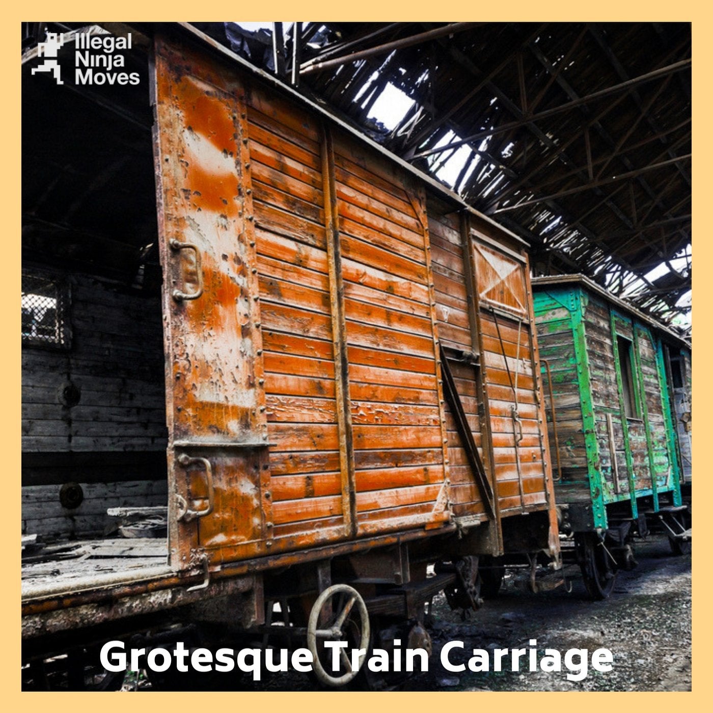 Grotesque Train Carriage