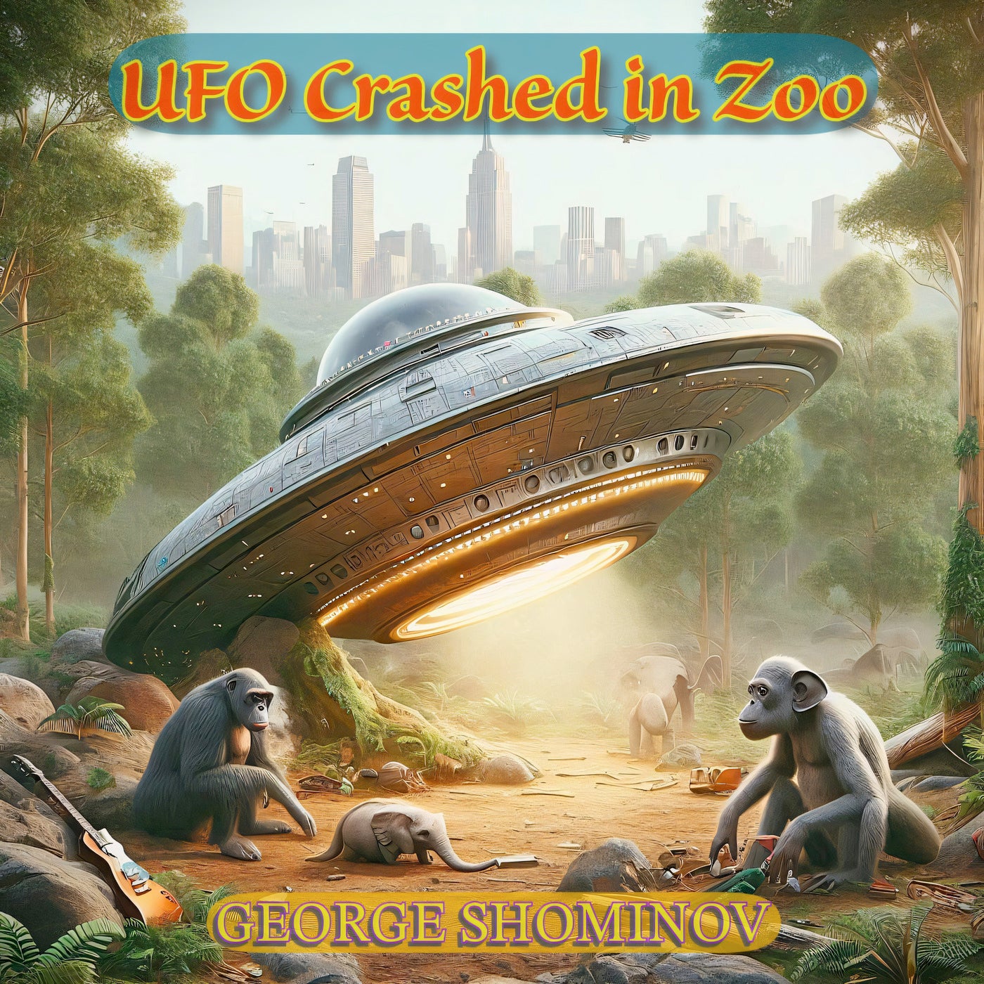 UFO Crashed in Zoo