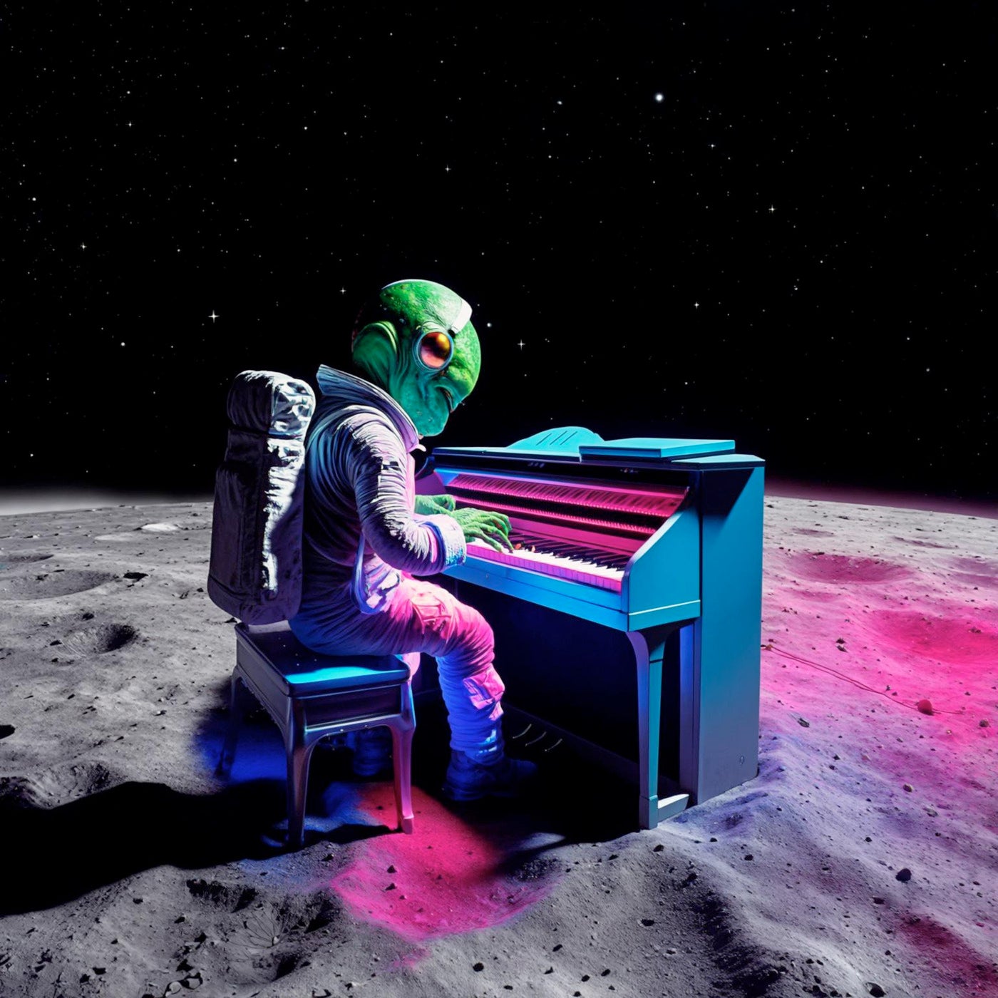 Tocando El Piano En La Luna