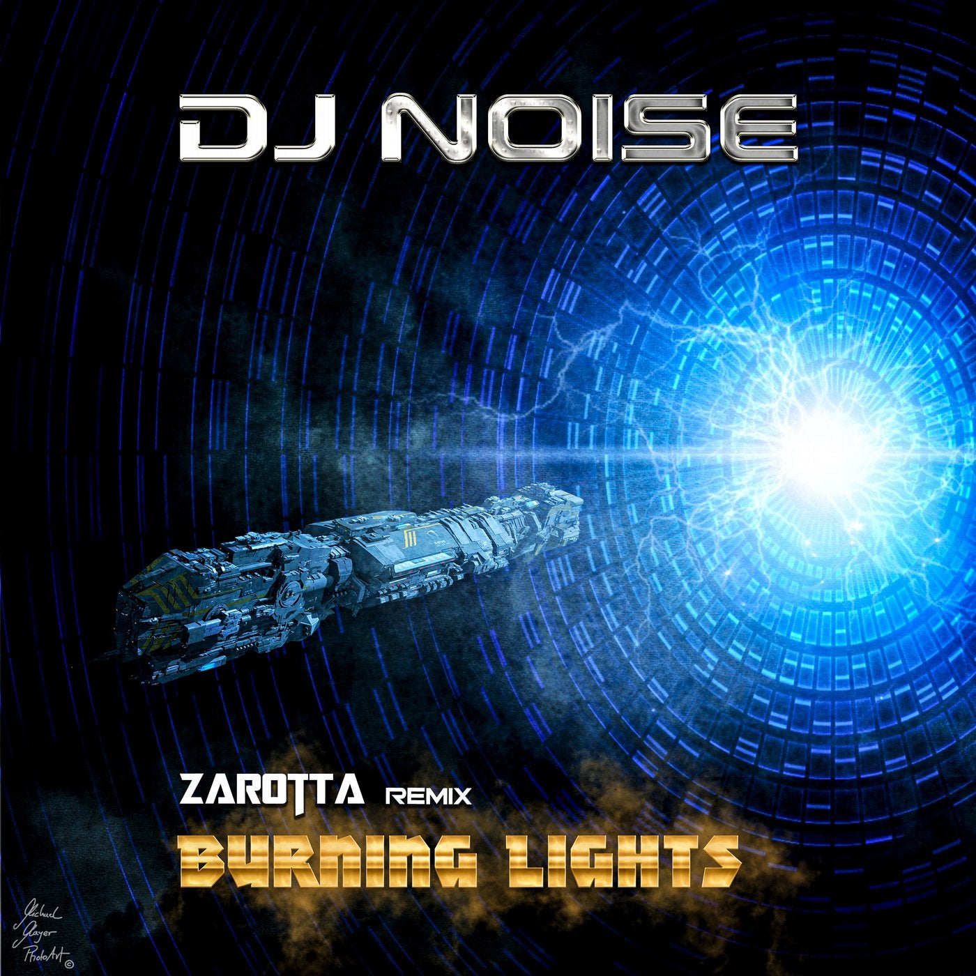 Burning noise. DJ Noise.