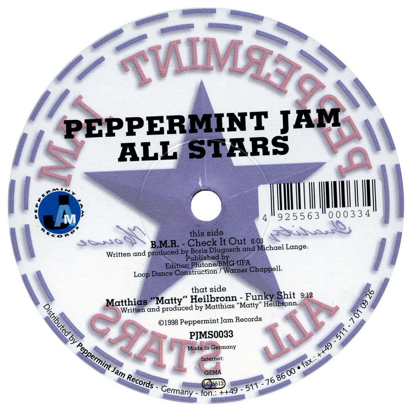 Peppermint Jam Allstars, Vol. 1