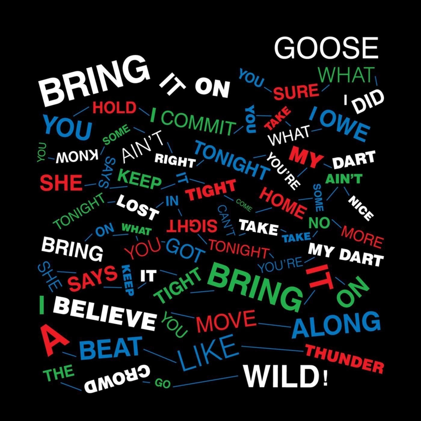 Believe tonight. Goose check. Bring take. Goose text. Believe me Tonight.