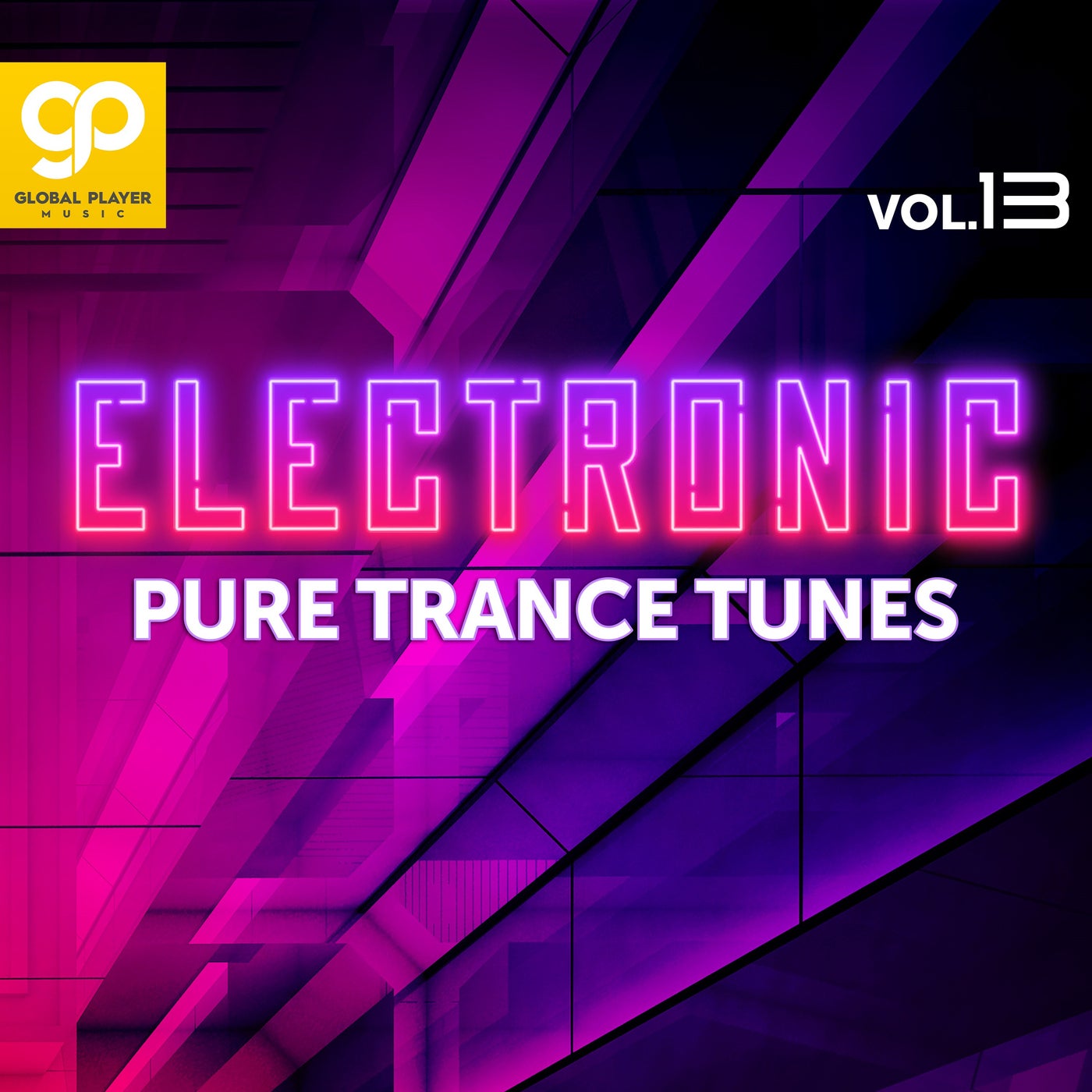 Cover art for Electronic Pure Trance Tunes, Vol. 13