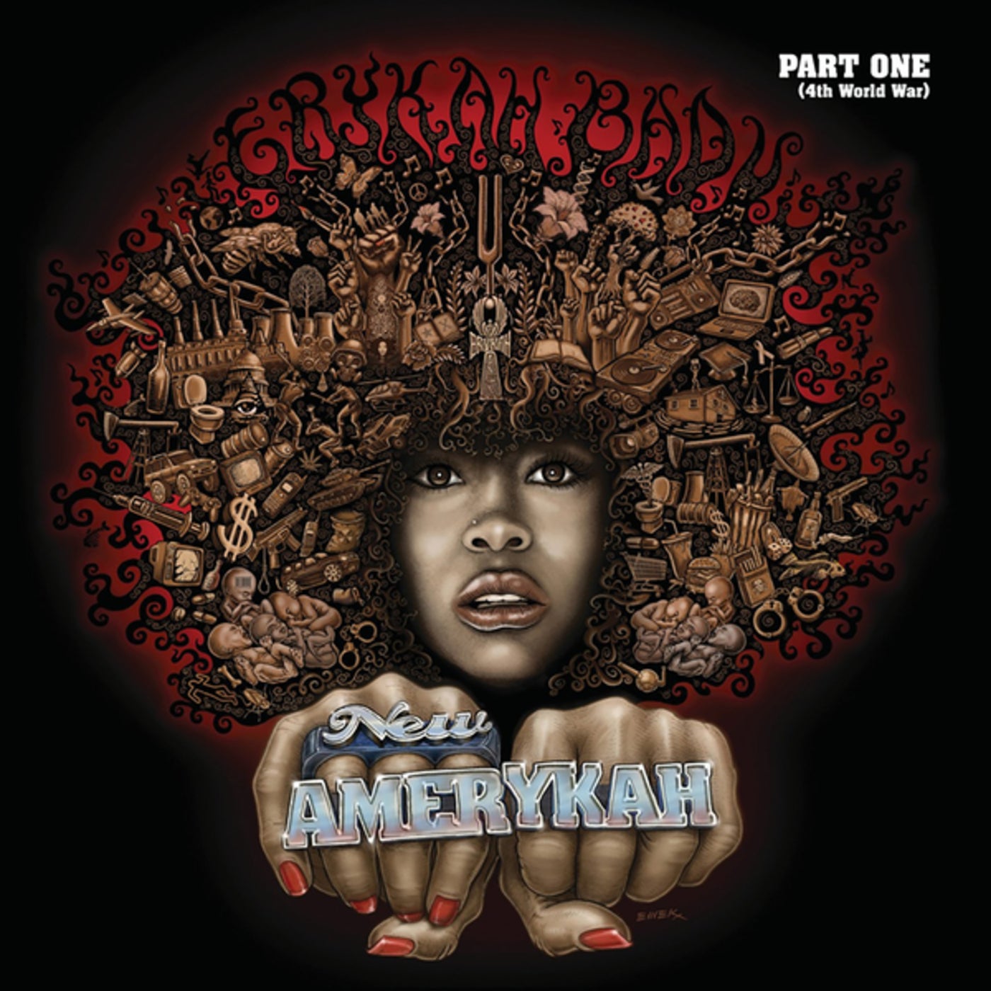 Cover art for New Amerykah Part One (4th World War)