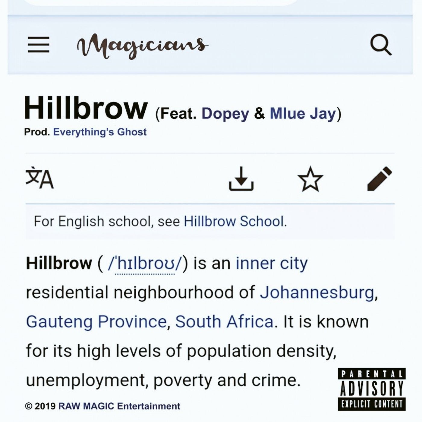 Hillbrow (feat. Dopey & Mlue Jay)