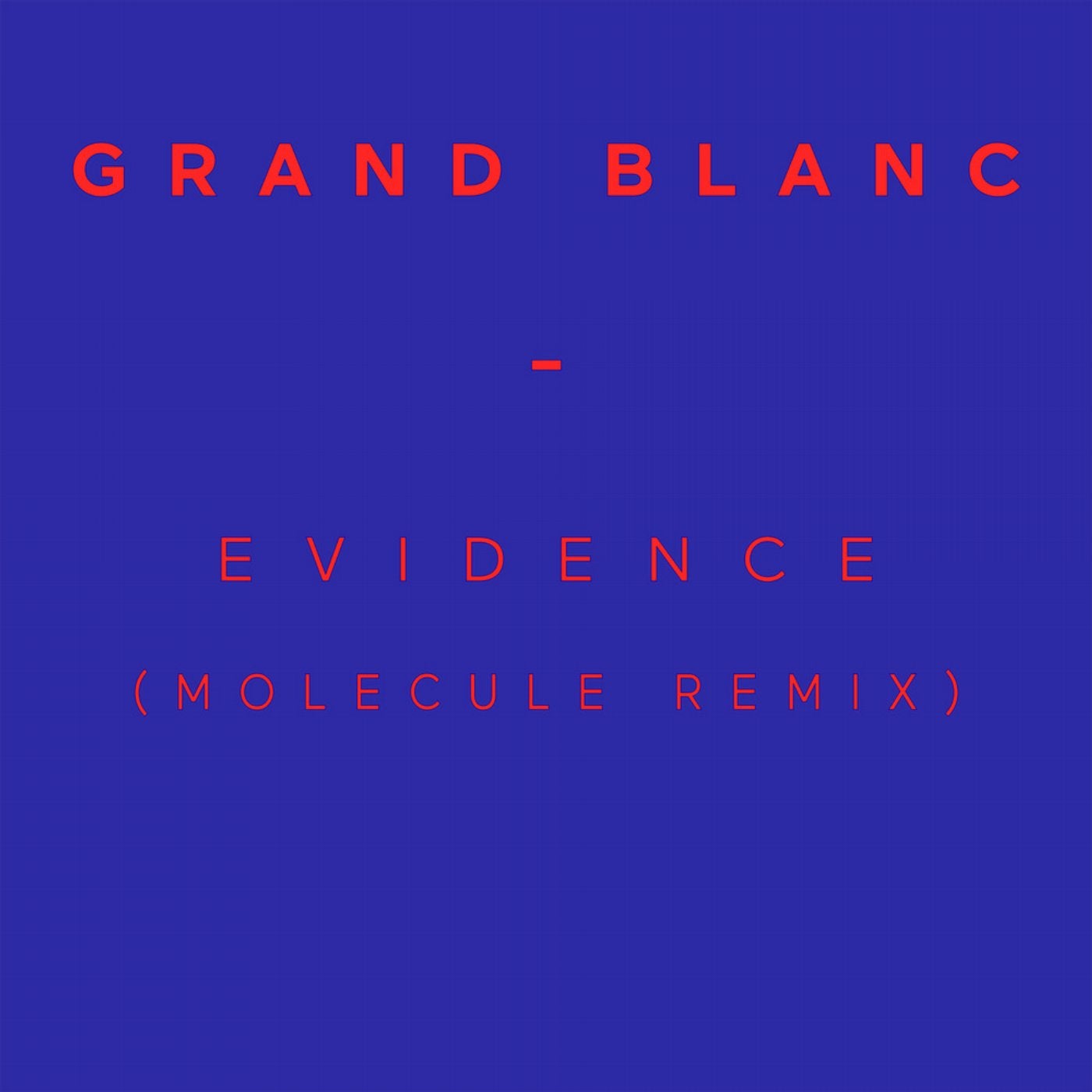 Evidence (Molecule Remix) - Single