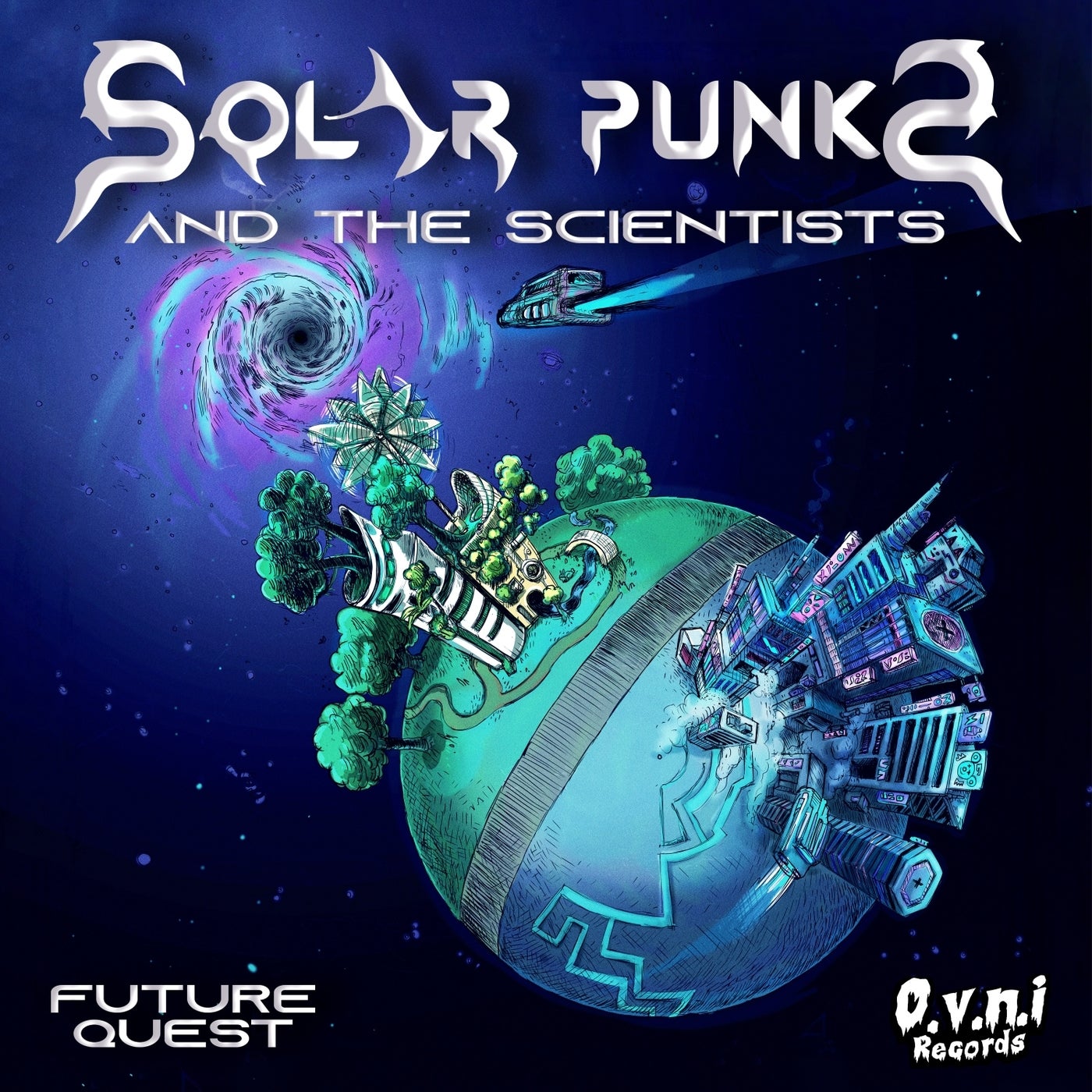 Cover art for Solar Punks and the Scientists