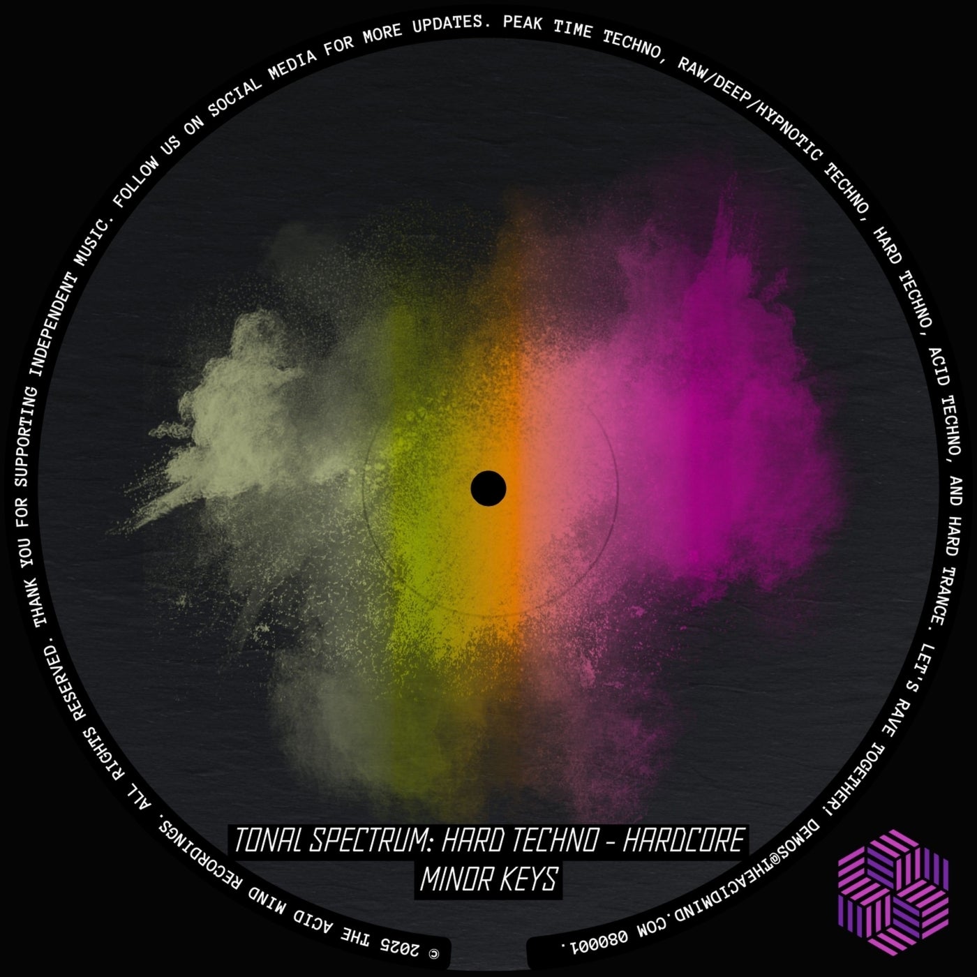 Tonal Spectrum: Hard Techno (Minor Keys)