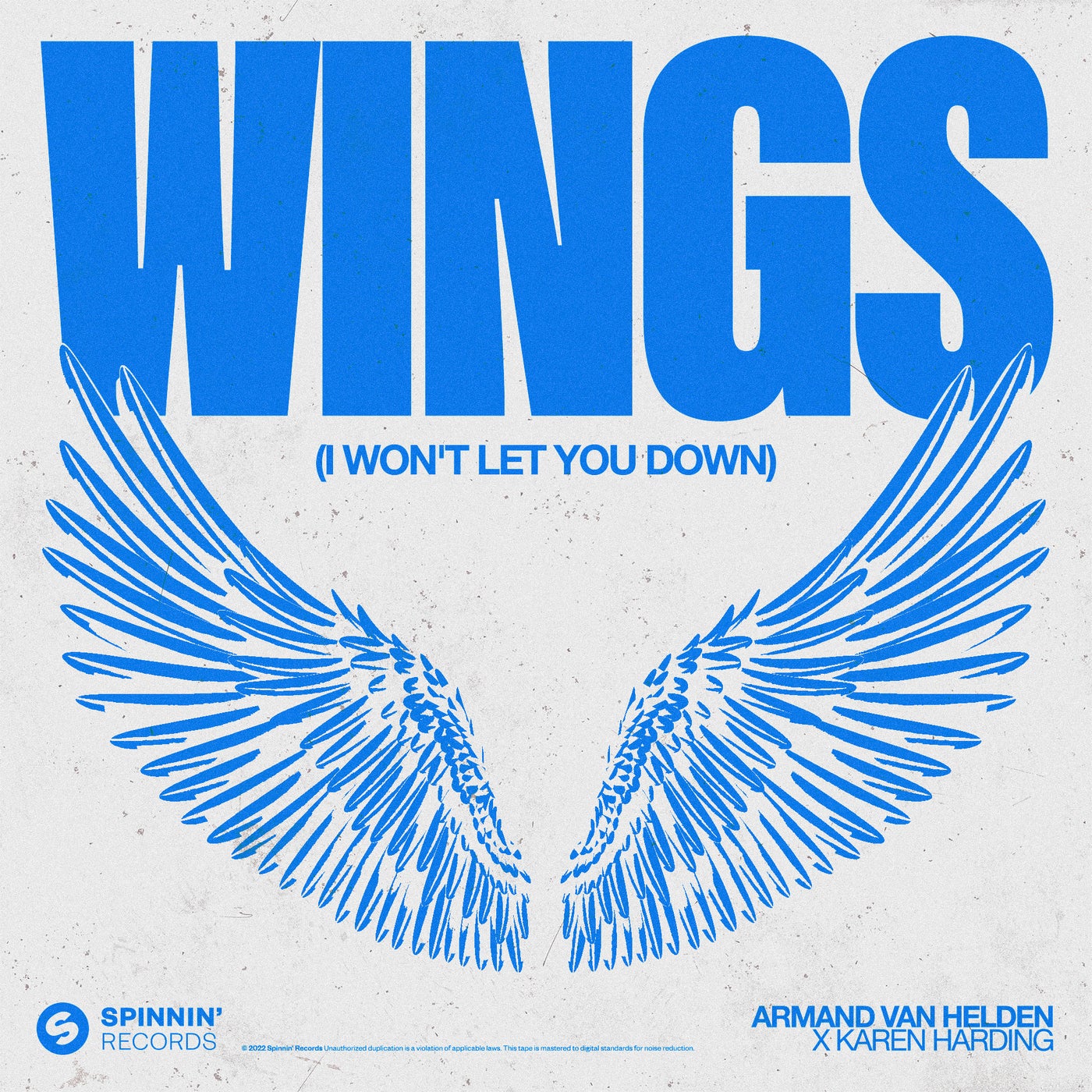 Armand Van Helden & Karen Harding - Wings (I Won't Let You Down) album artwork