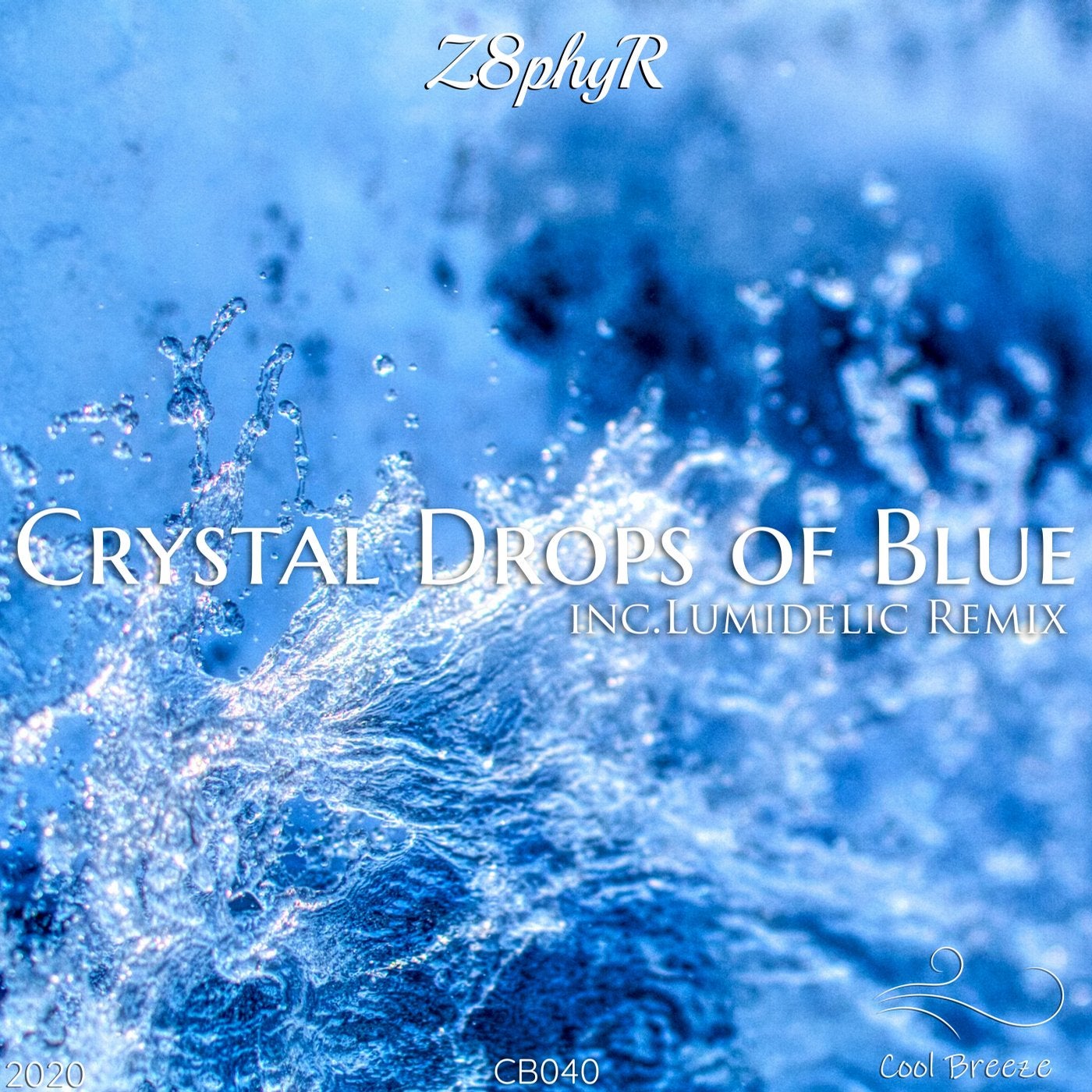 Crystal Drops of Blue