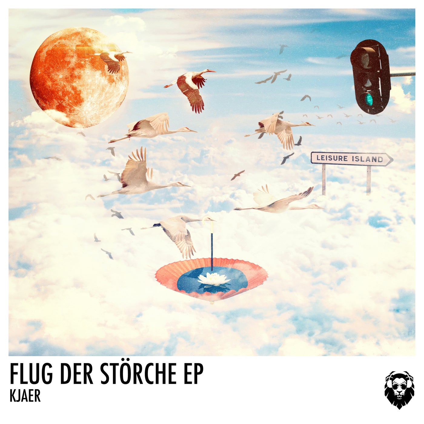 Flug der Störche