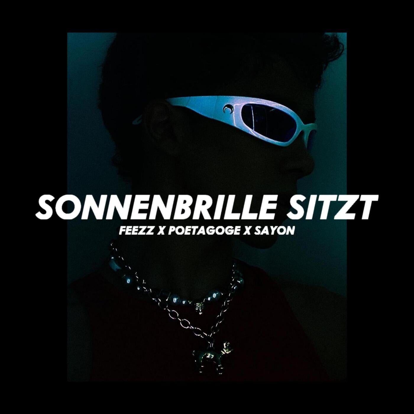 Sonnenbrille Sitzt