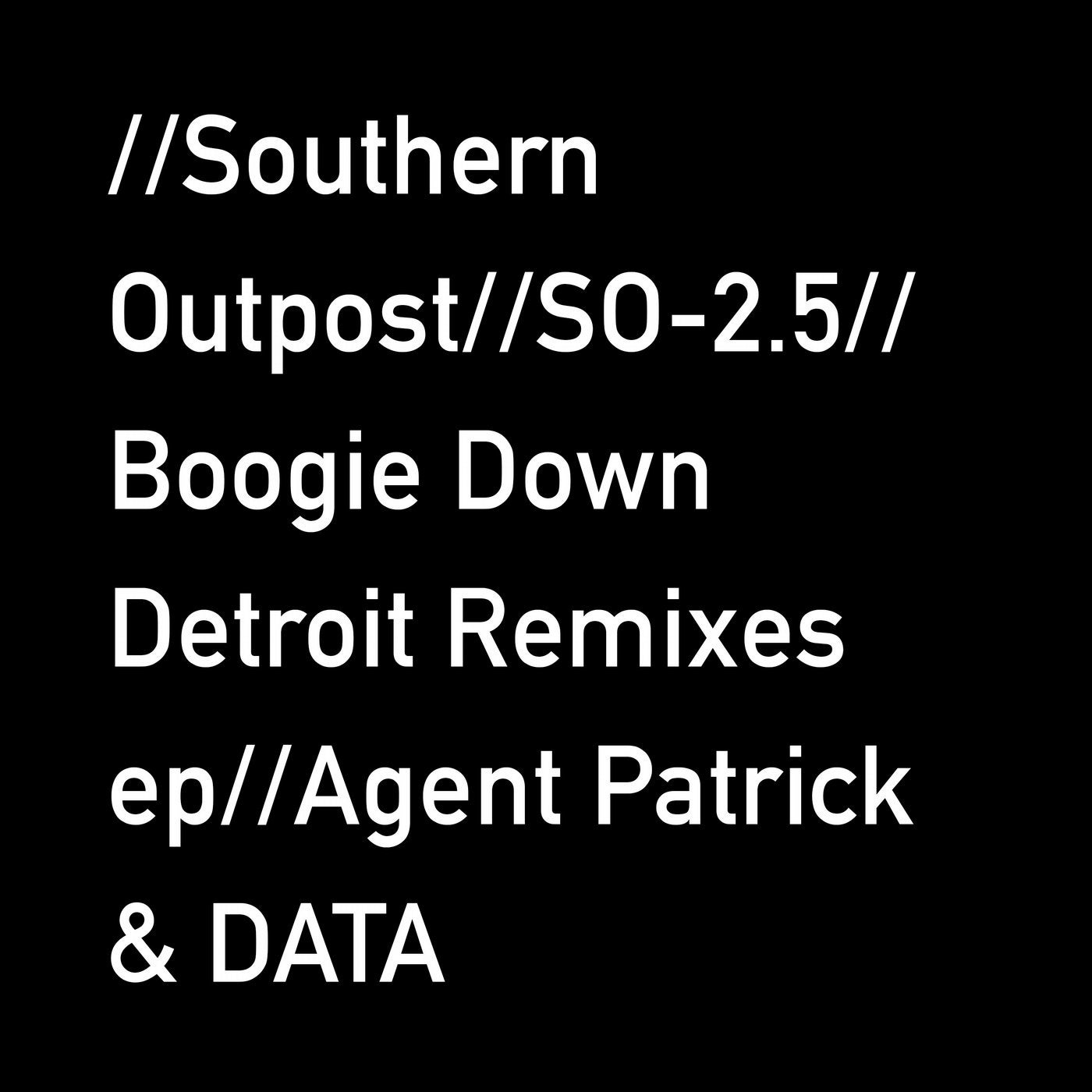 Boogie Down Detroit Remixes
