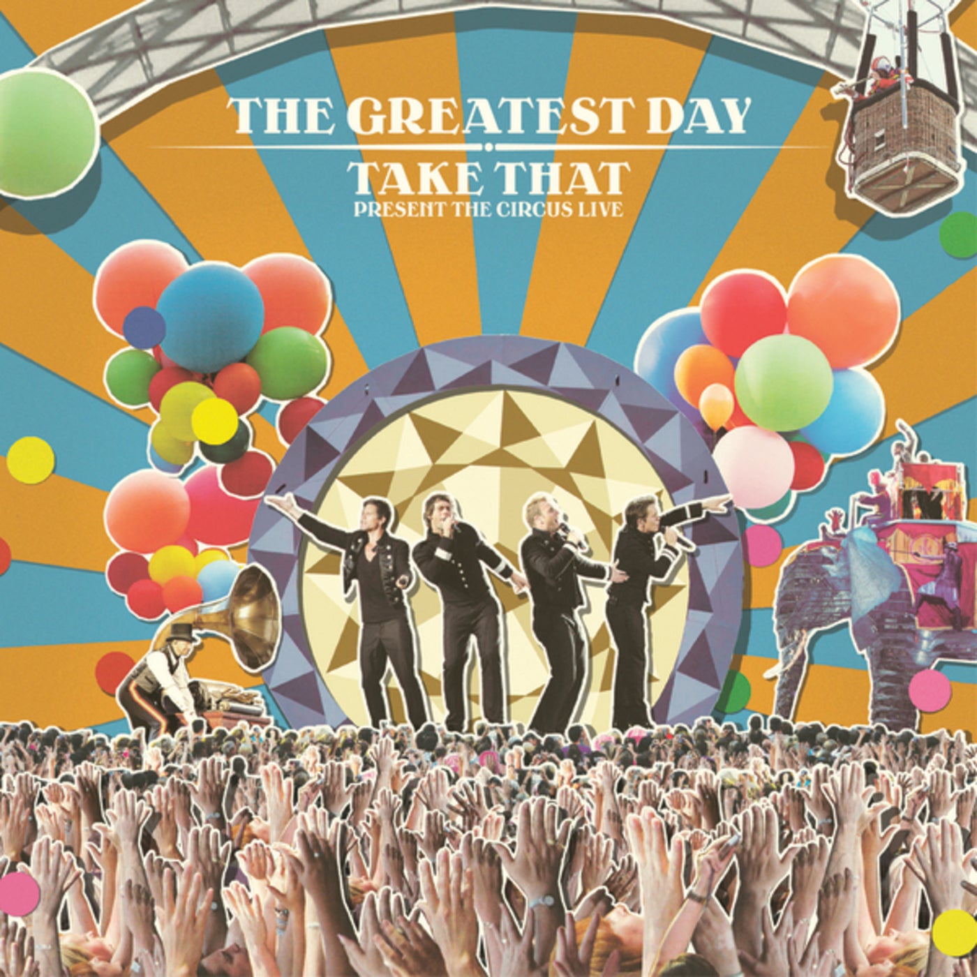 Cover art for The Greatest Day. Take That Present The Circus Live