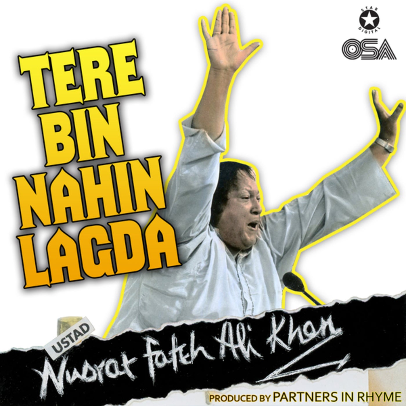 Nusrat Fateh Ali Khan - Tere Bin Nahin Lagda (feat. Partners In Rhyme) album artwork