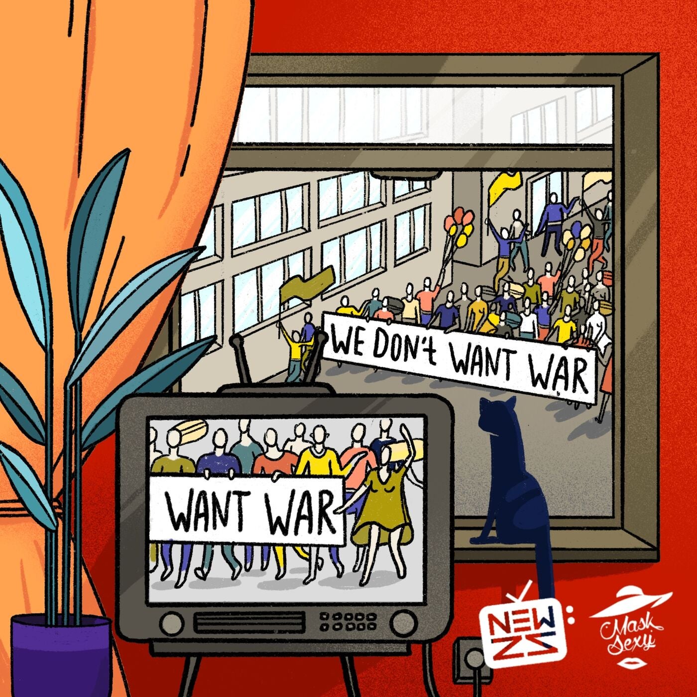 We don't want war