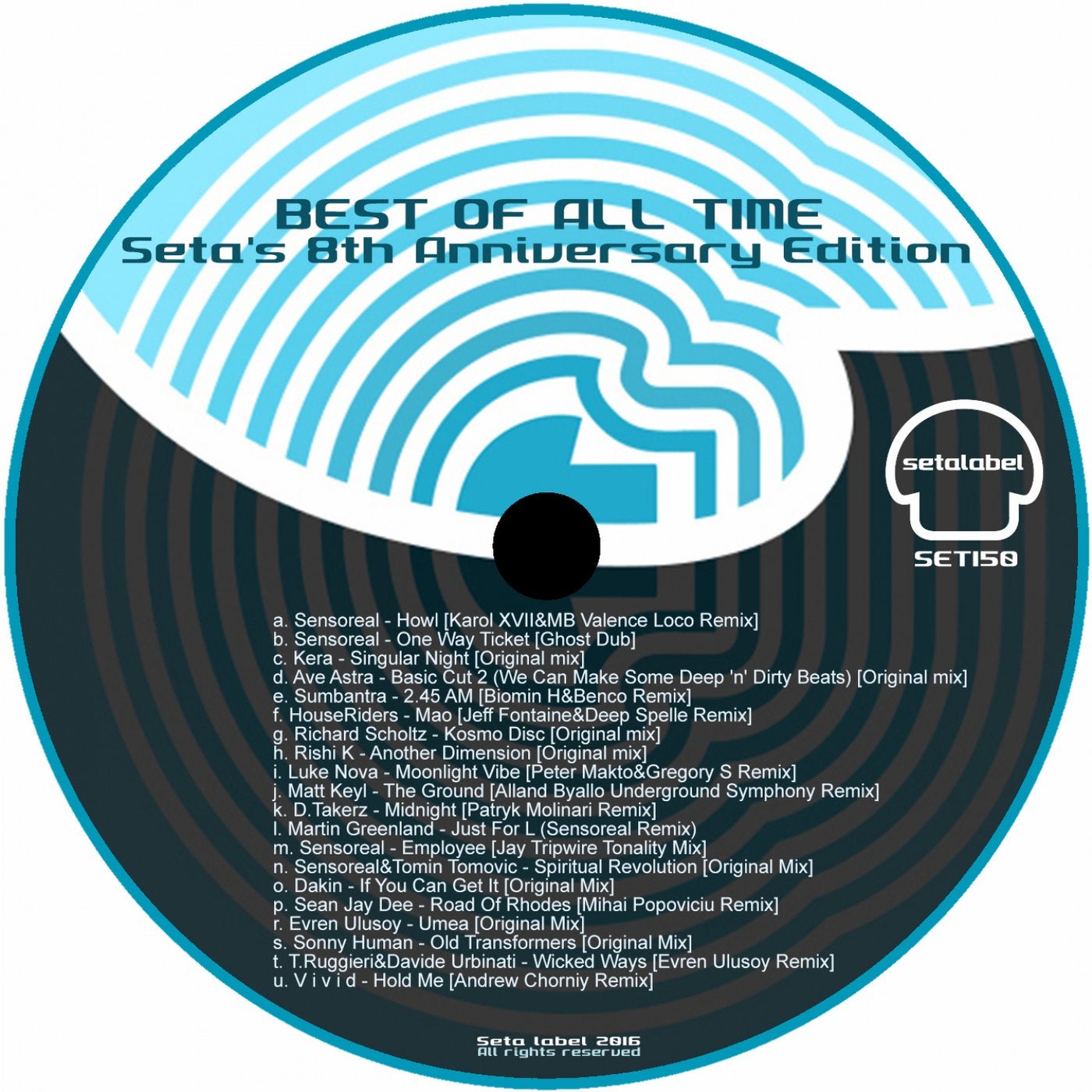 Best Of All Time: Seta Label's 8th Anniversary Edition (DJ Mix)