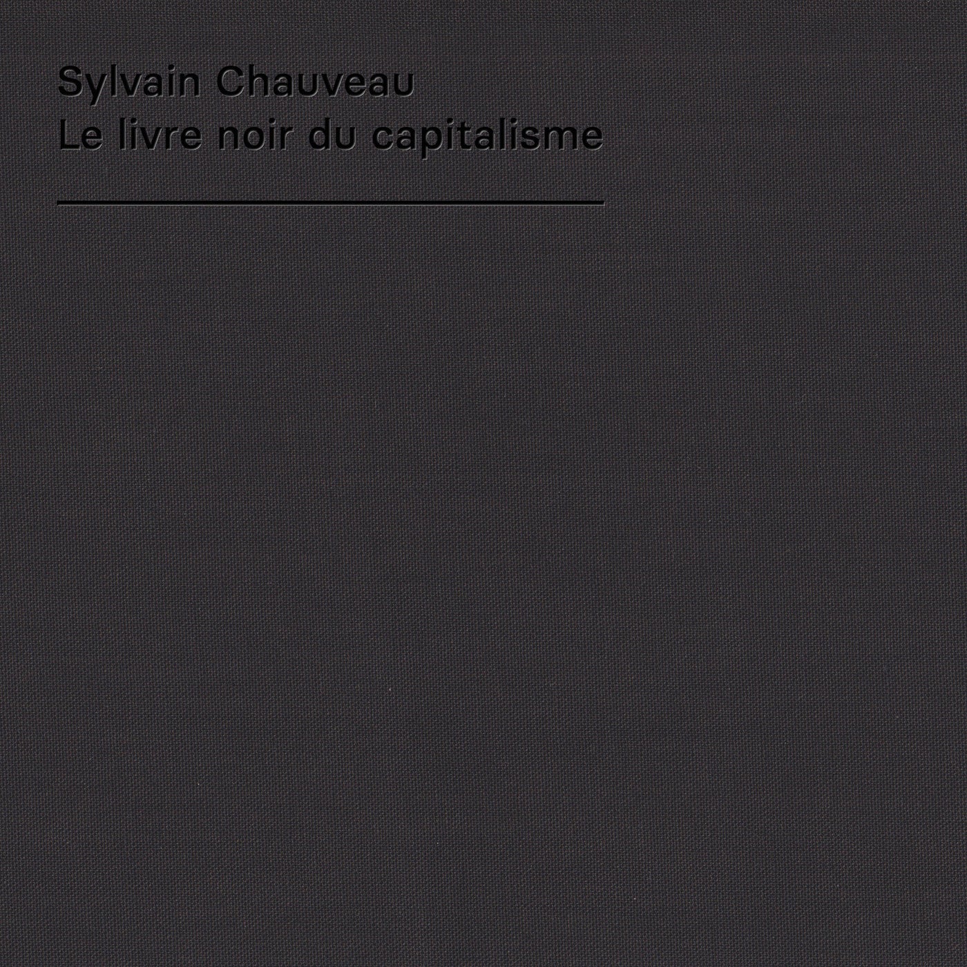 Le livre noir du capitalisme