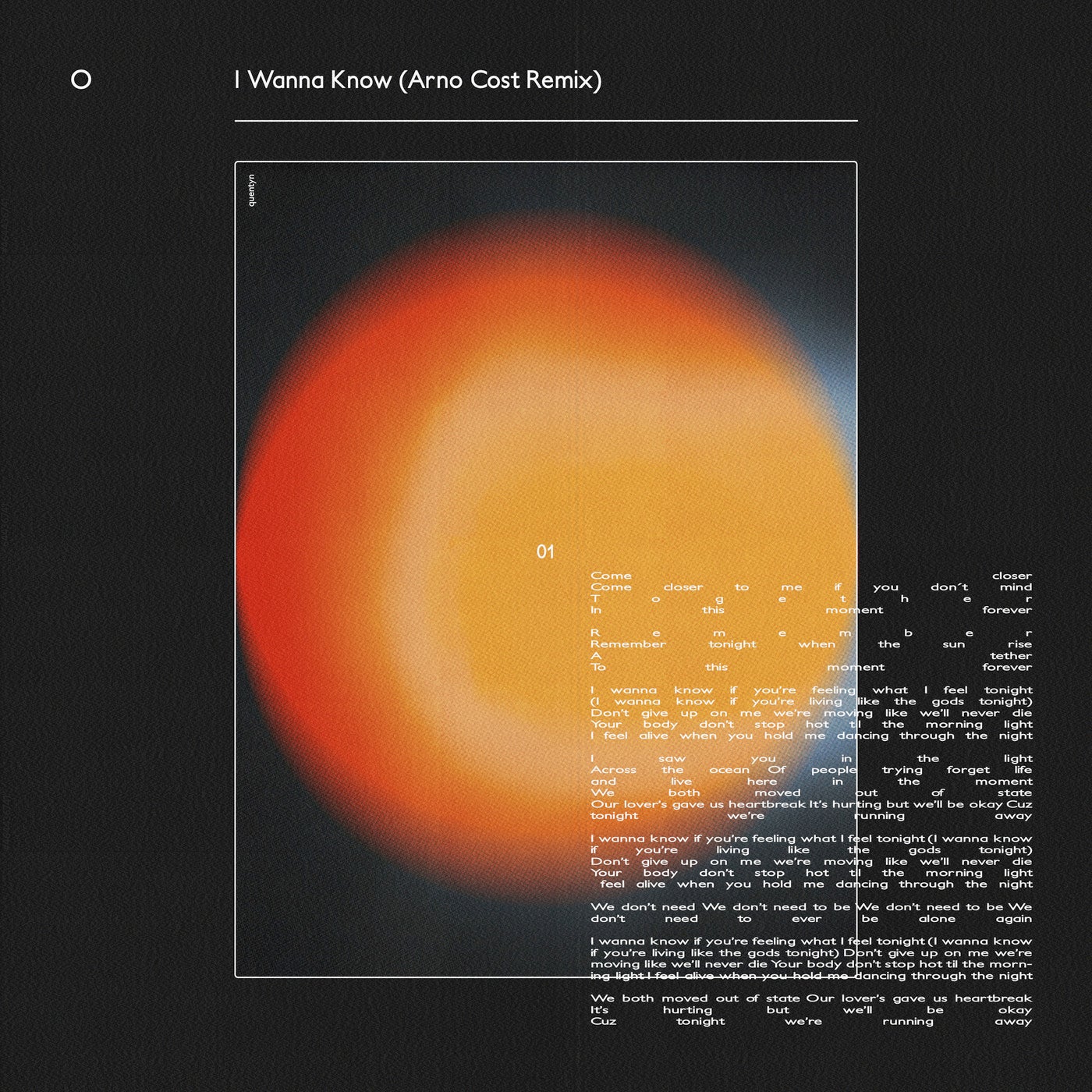 I Wanna Know (Arno Cost Remix)