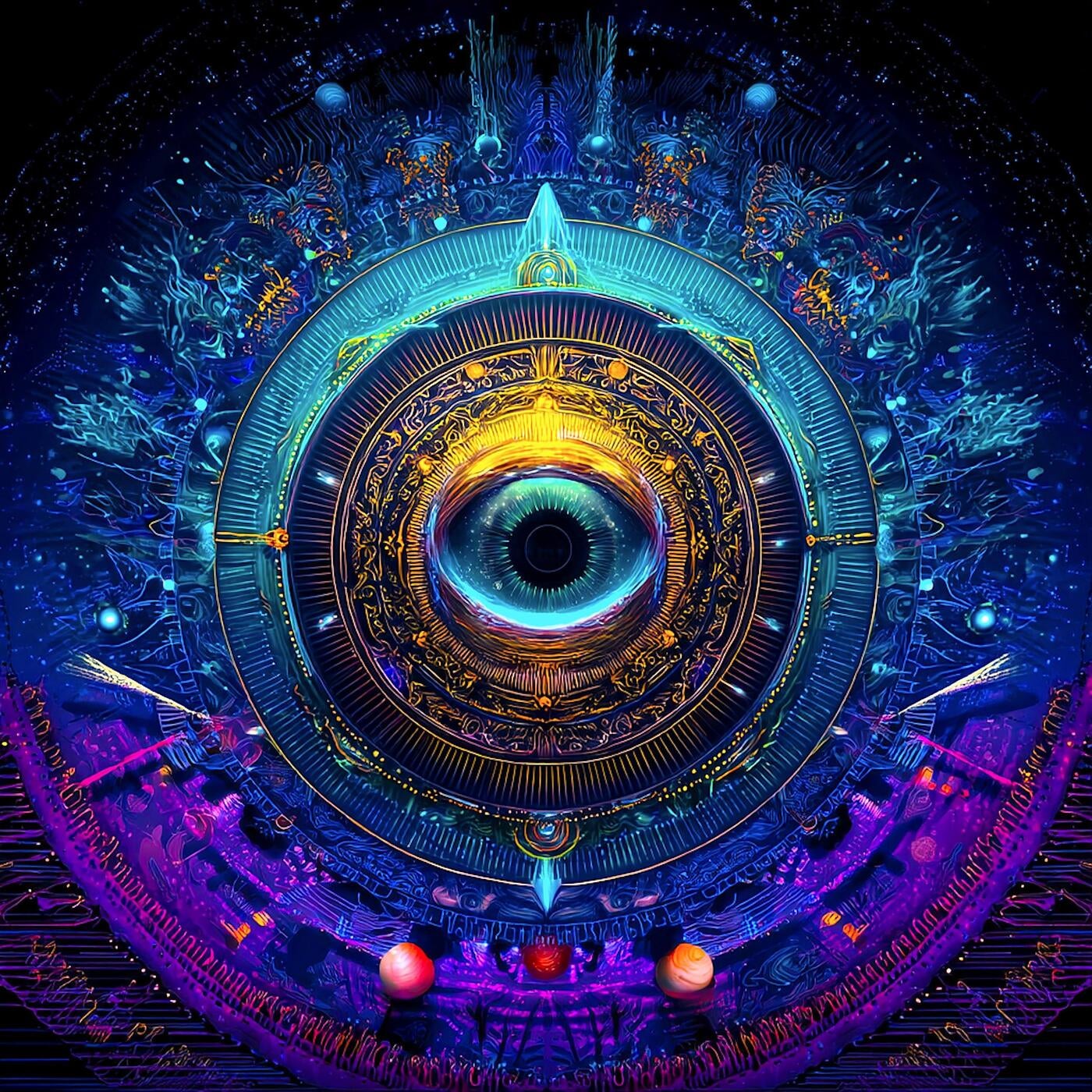 Fluorescent Prayer Loop