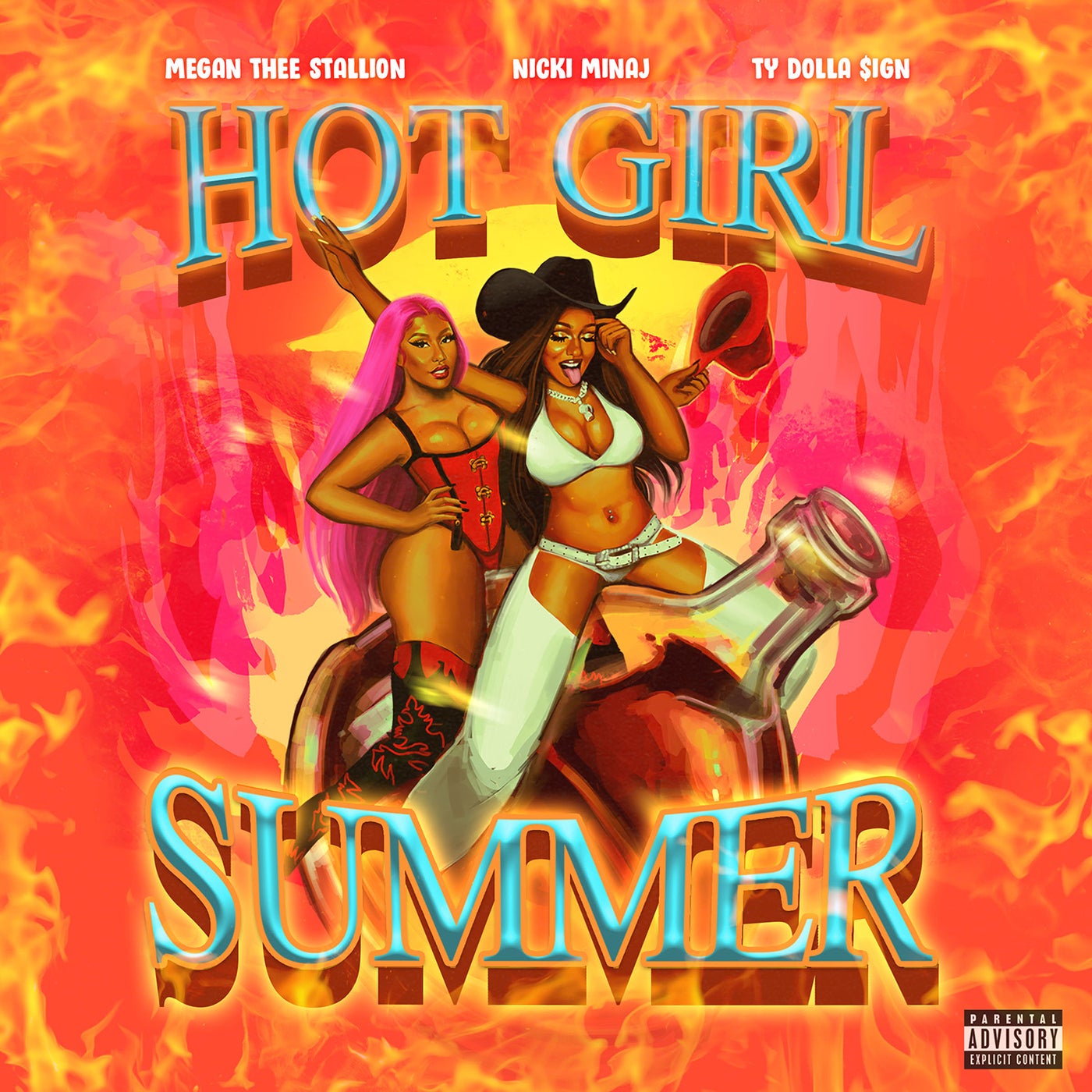 Megan Thee Stallion - Hot Girl Summer (feat. Nicki Minaj & Ty Dolla $ign) album artwork