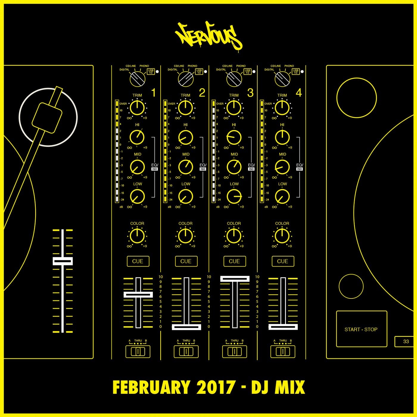 Nervous February 2017 - DJ Mix