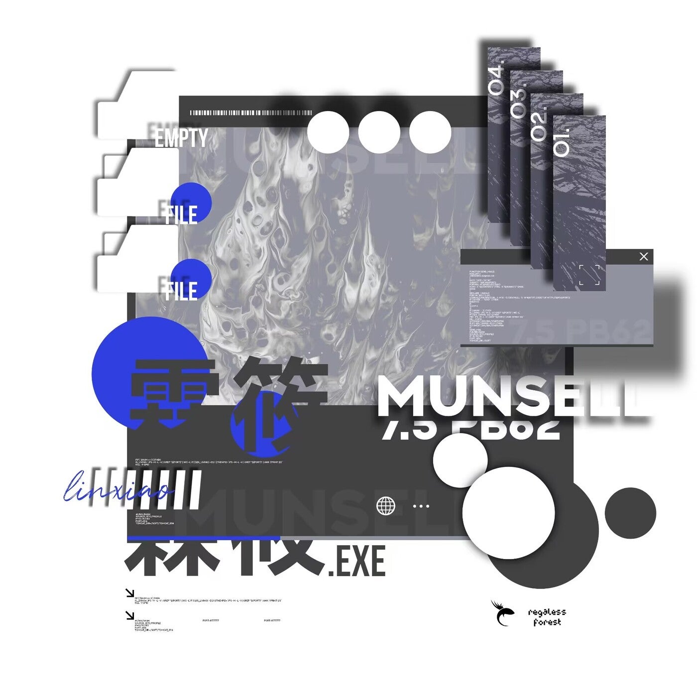 Munsell 7.5 PB62