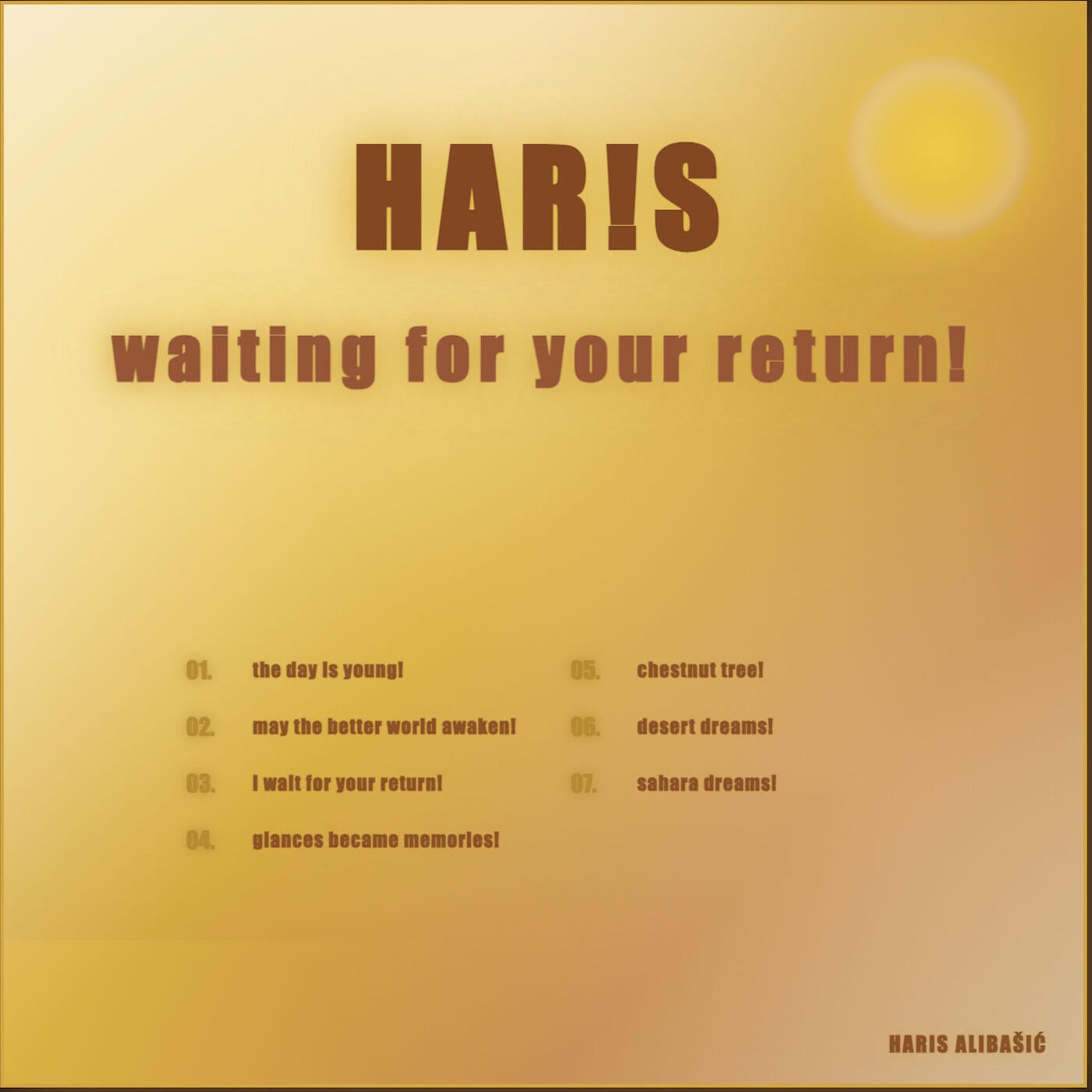 waiting for your return!