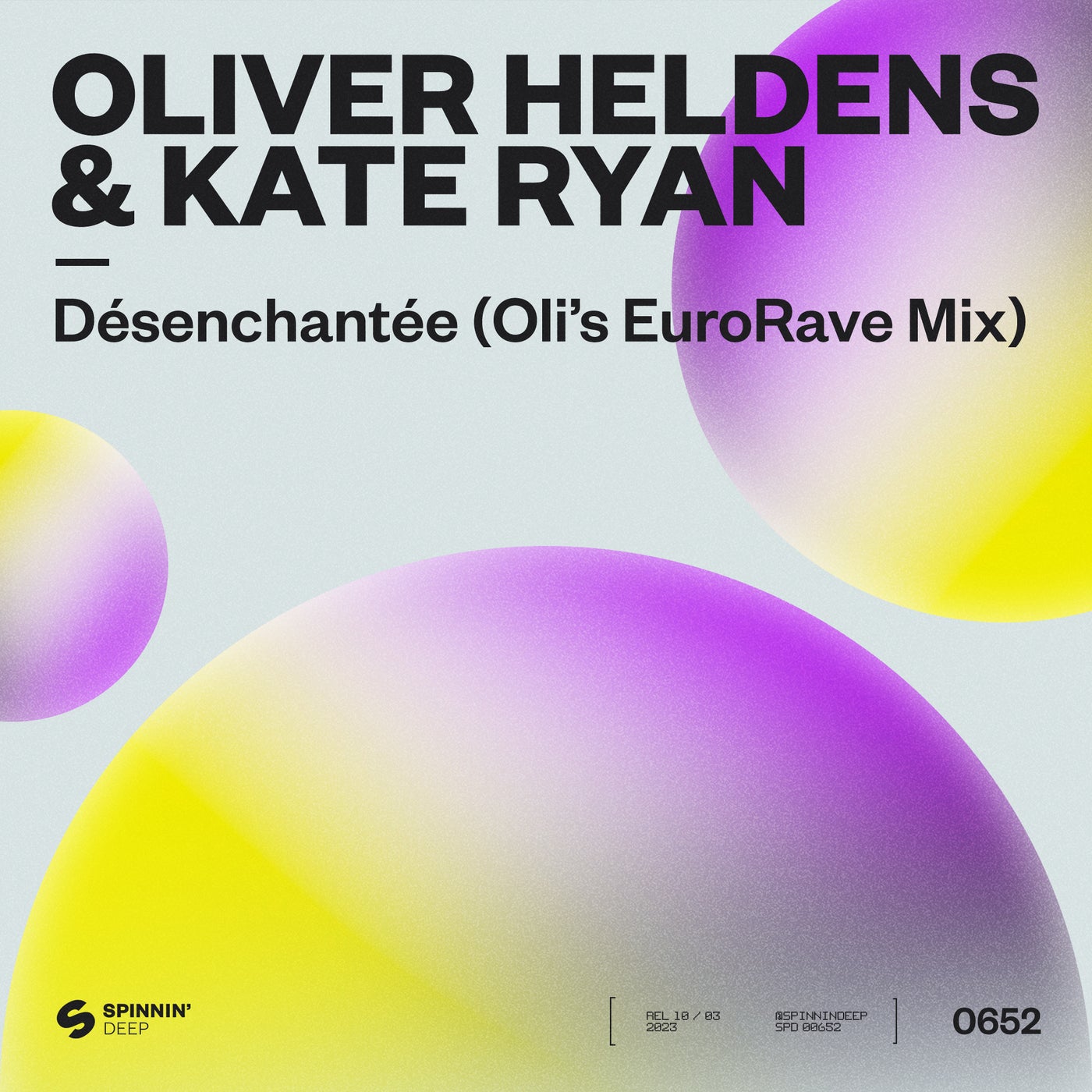 Oliver Heldens & Kate Ryan - Désenchantée (Oli’s EuroRave Mix) album artwork