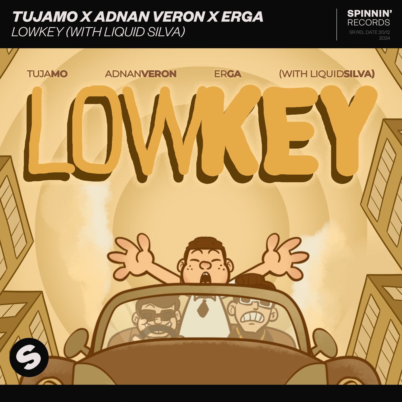 Tujamo, Adnan Veron & Erga - Lowkey (with Liquid Silva) album artwork