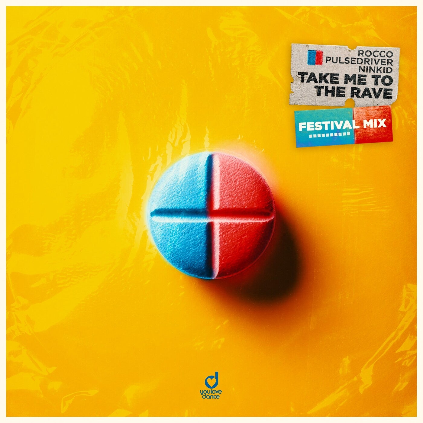 Rocco, Pulsedriver & Ninkid - Take Me to the Rave (Techno Mix) album artwork