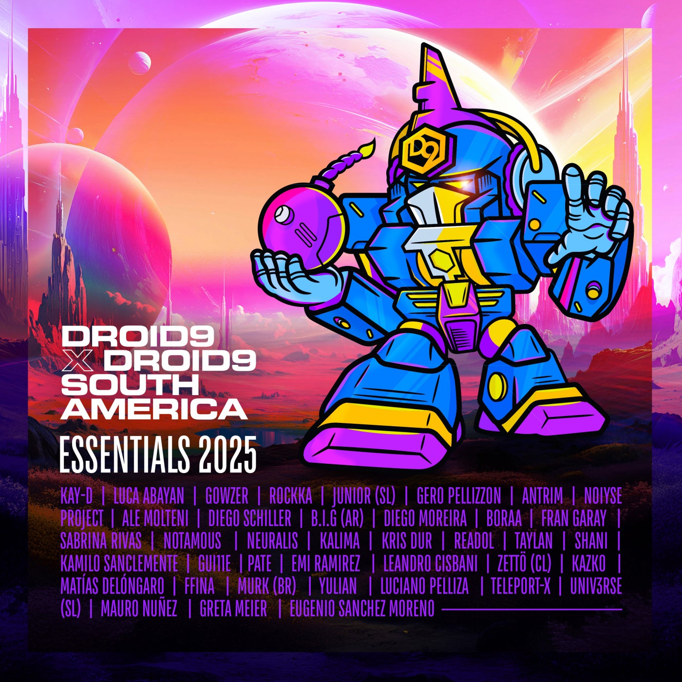 Cover art for Droid9 X Droid9 South America - Essentials 2025