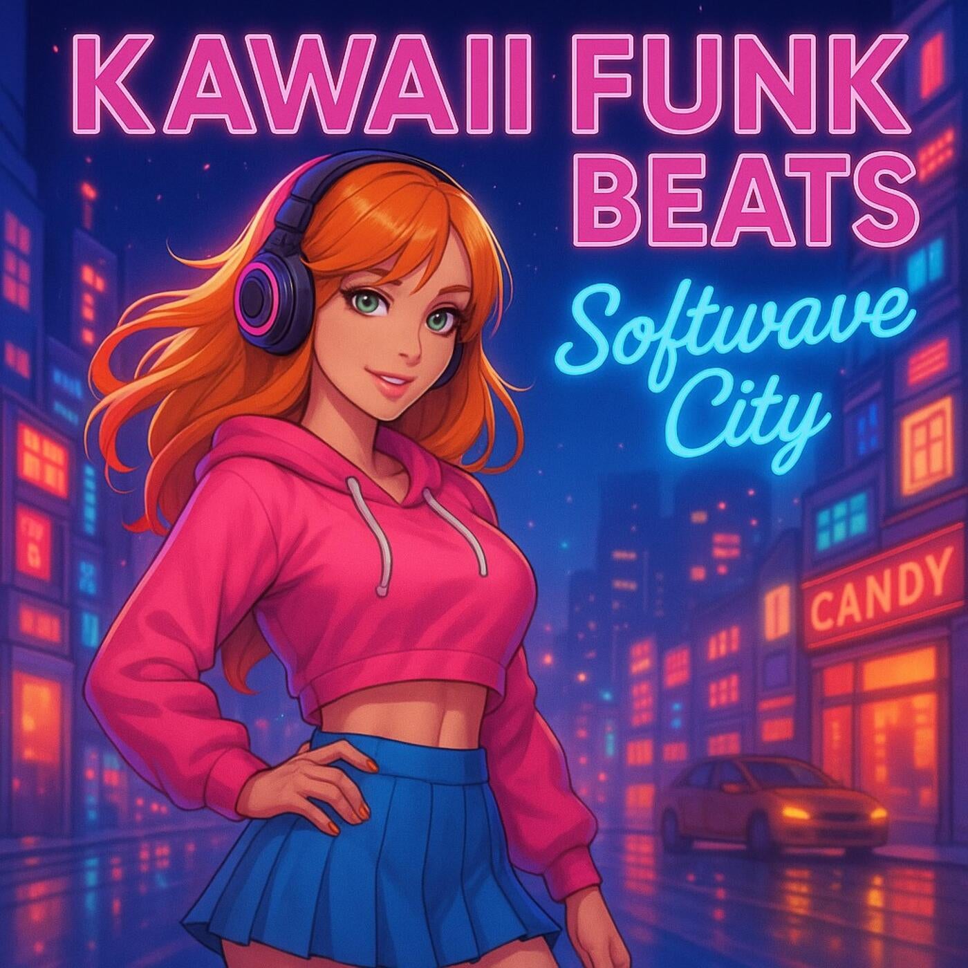 Cover art for Kawaii Funk Beats (Softwave City)