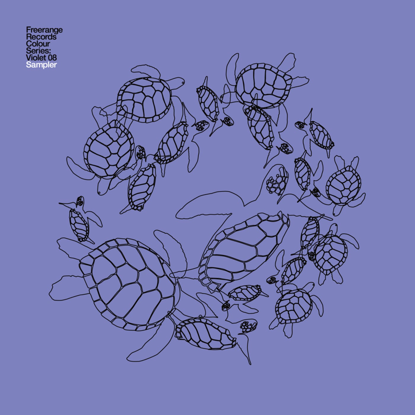 Cover art for Freerange Records Colour Series: Violet 08 Sampler