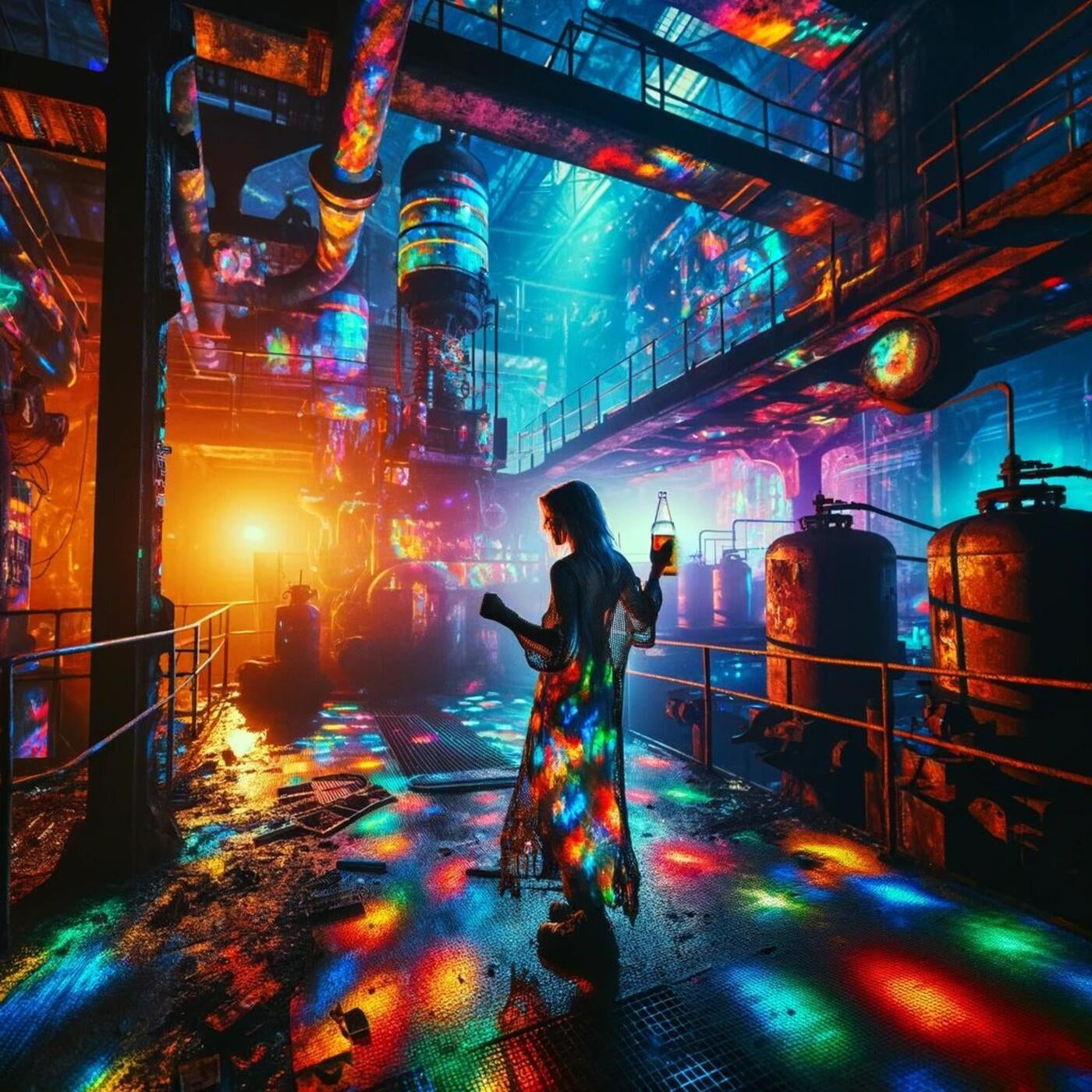 cyberpunk brewery