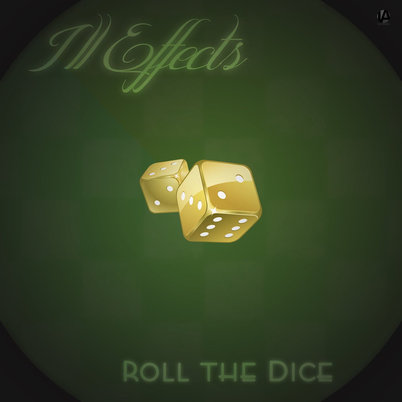 Rolling effect. Fallout dice.