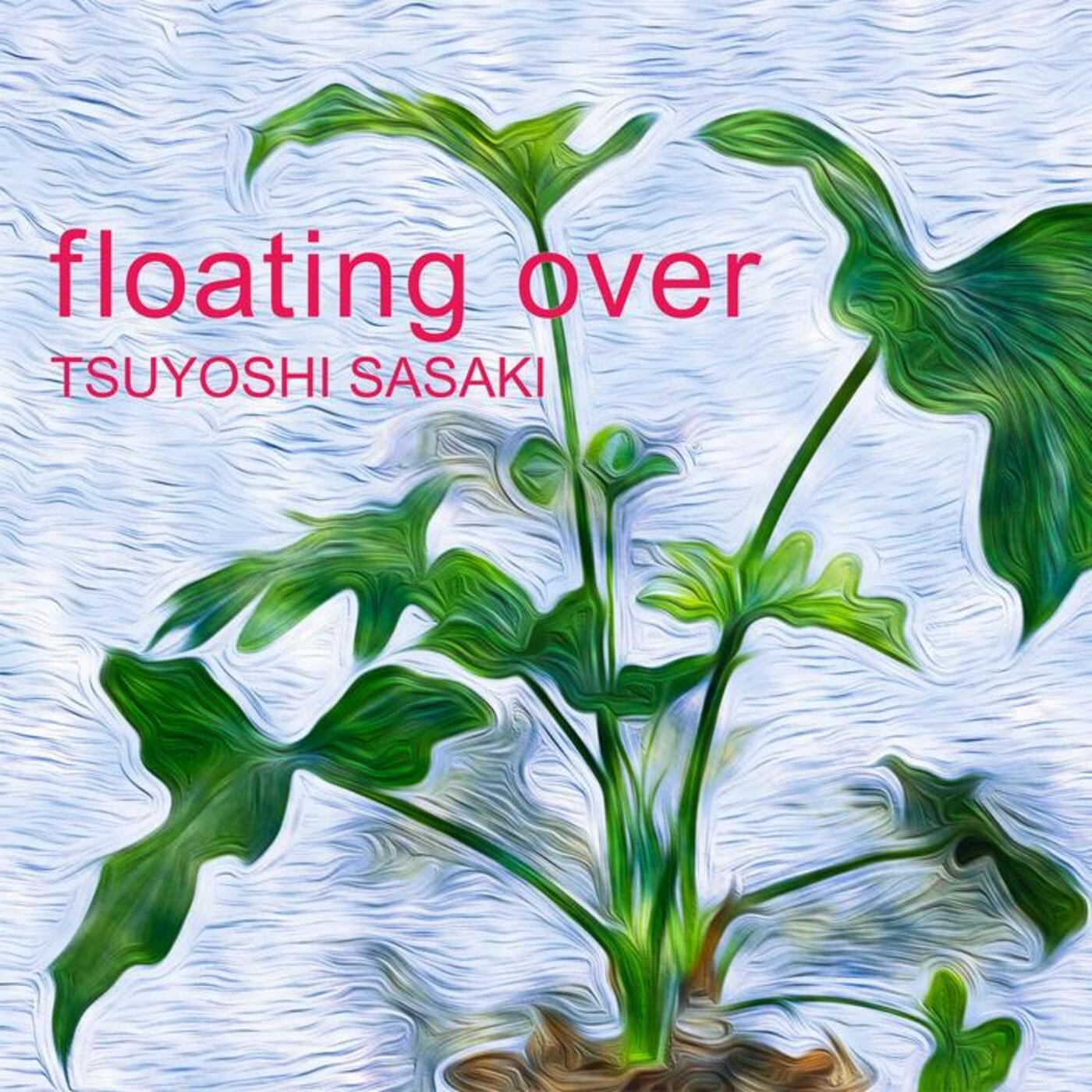 floating over