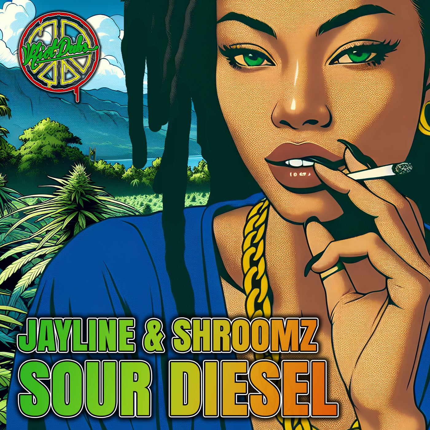 Jayline, Shroomz - Sour Diesel [Riot Dubs] | Music & Downloads on Beatport