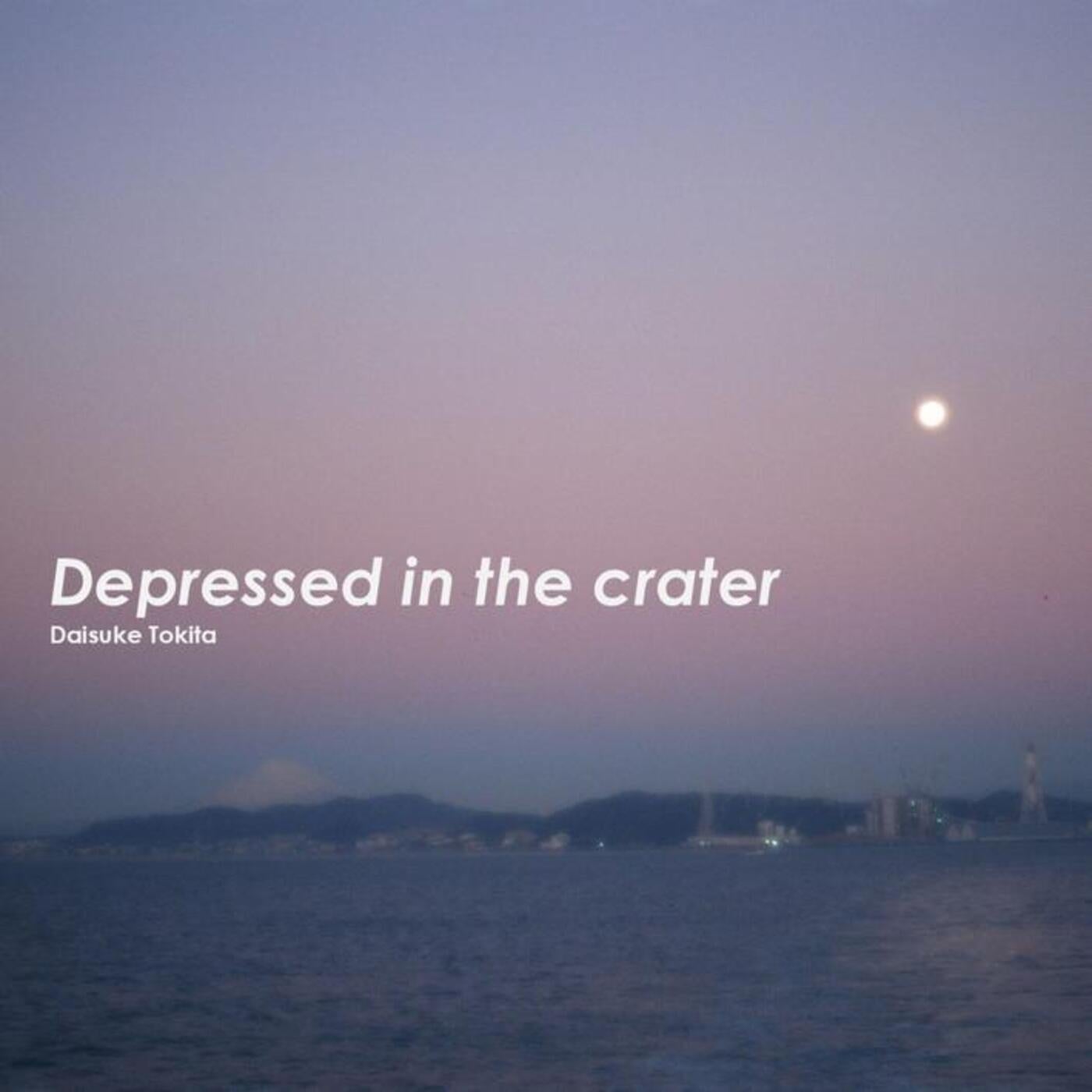 Depressed in the crater
